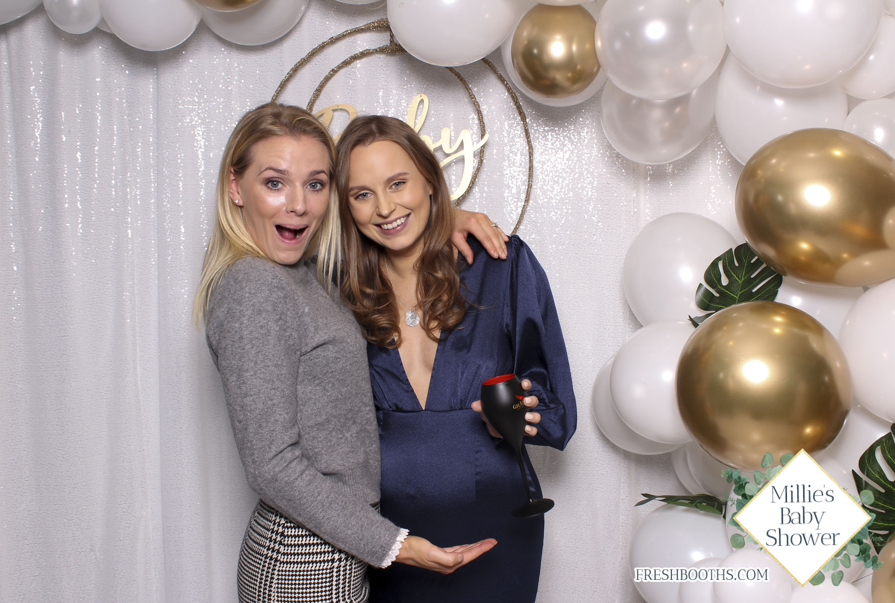 Millie's Baby Shower - Classic Open Booth | View more photos from the event at gallery.freshbooths.com/u/FreshBooths/Millies-Baby-Shower-Classic-Open-Booth