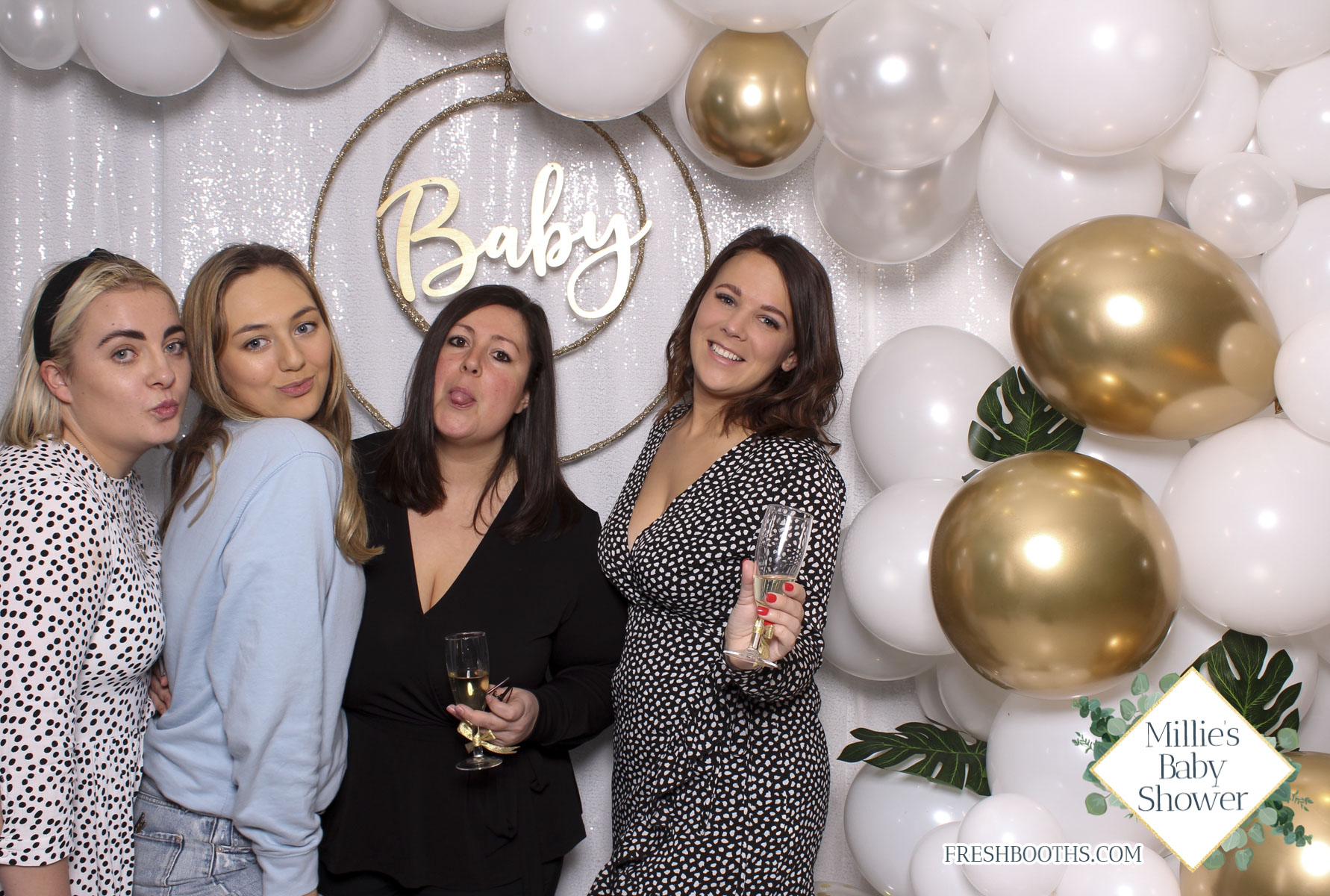 Millie's Baby Shower - Classic Open Booth | View more photos from the event at gallery.freshbooths.com/u/FreshBooths/Millies-Baby-Shower-Classic-Open-Booth