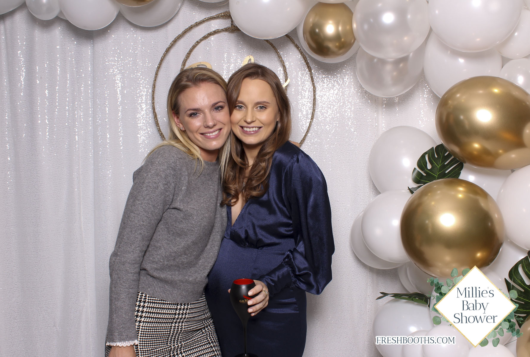 Millie's Baby Shower - Classic Open Booth | View more photos from the event at gallery.freshbooths.com/u/FreshBooths/Millies-Baby-Shower-Classic-Open-Booth