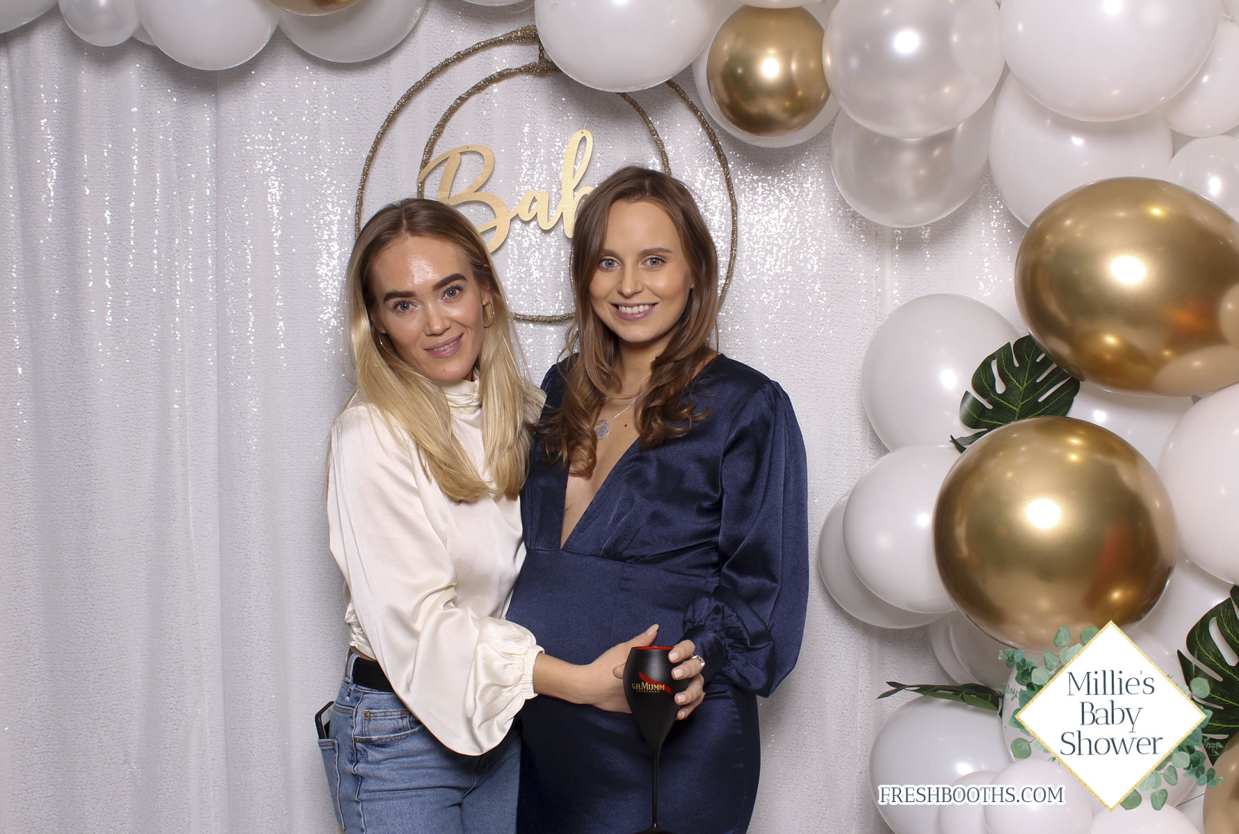Millie's Baby Shower - Classic Open Booth | View more photos from the event at gallery.freshbooths.com/u/FreshBooths/Millies-Baby-Shower-Classic-Open-Booth