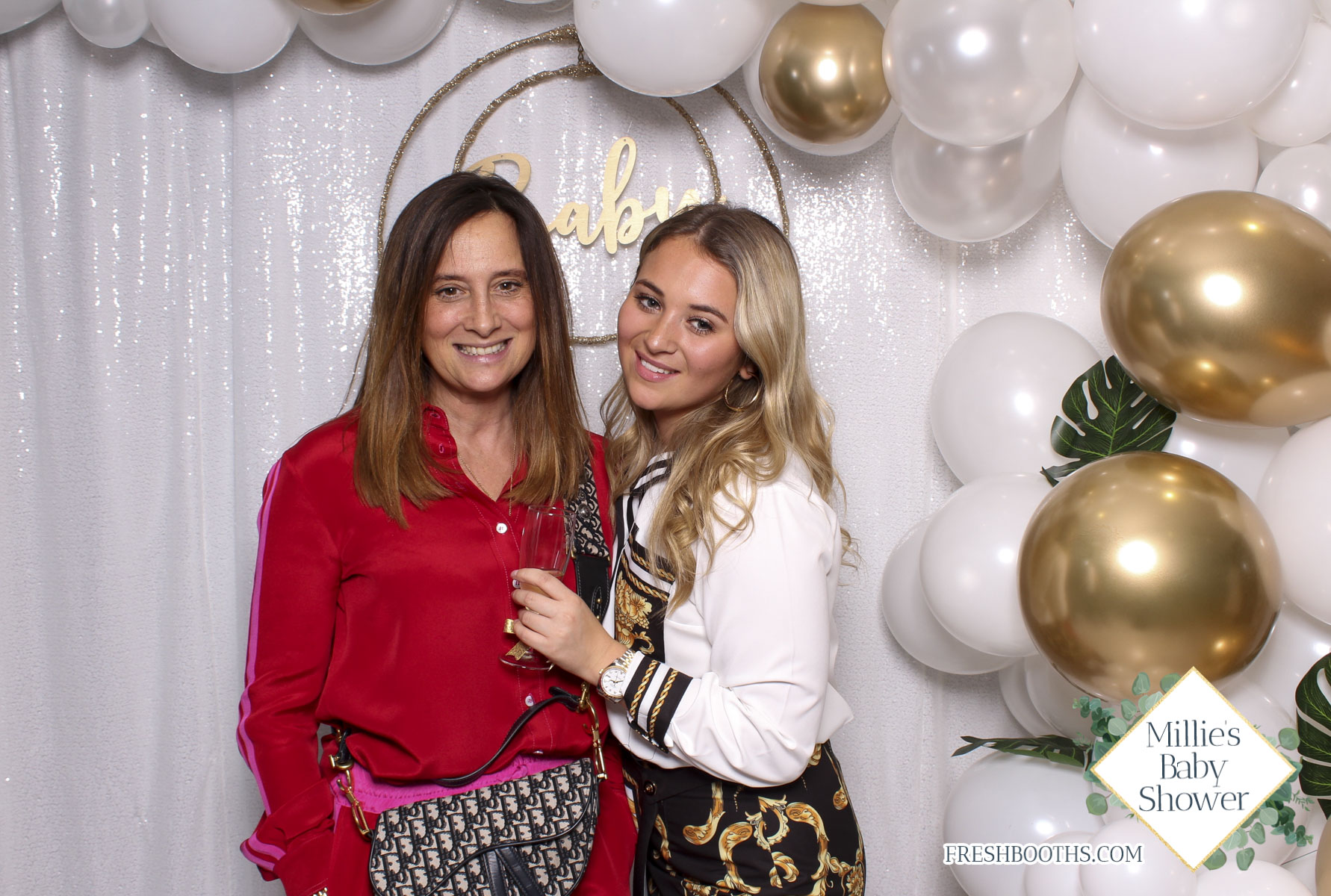 Millie's Baby Shower - Classic Open Booth | View more photos from the event at gallery.freshbooths.com/u/FreshBooths/Millies-Baby-Shower-Classic-Open-Booth