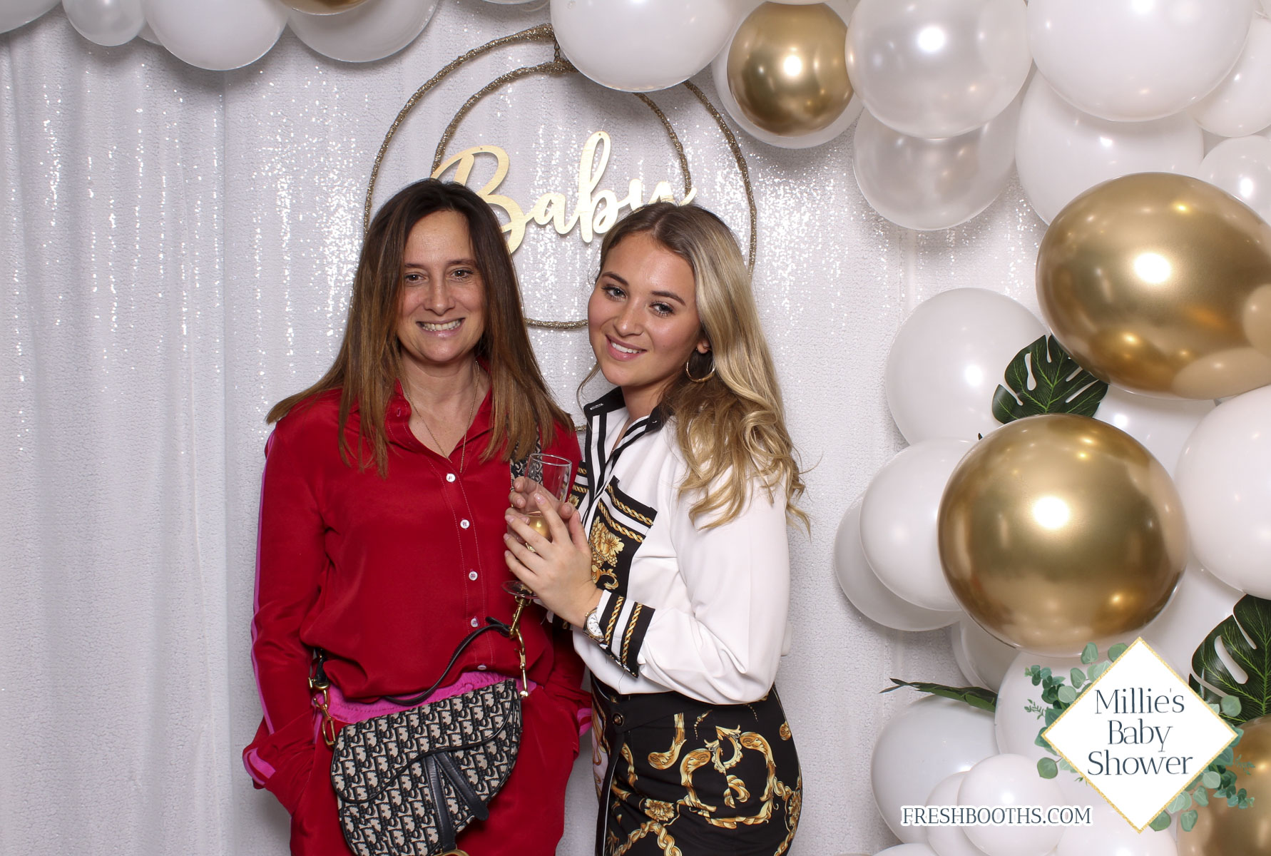 Millie's Baby Shower - Classic Open Booth | View more photos from the event at gallery.freshbooths.com/u/FreshBooths/Millies-Baby-Shower-Classic-Open-Booth