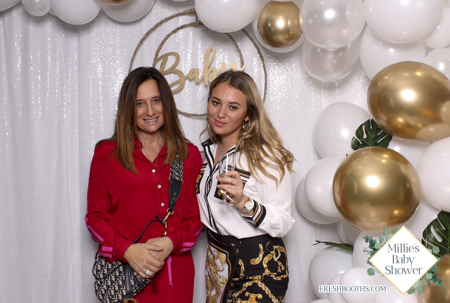 Millie's Baby Shower - Classic Open Booth | View more photos from the event at gallery.freshbooths.com/u/FreshBooths/Millies-Baby-Shower-Classic-Open-Booth