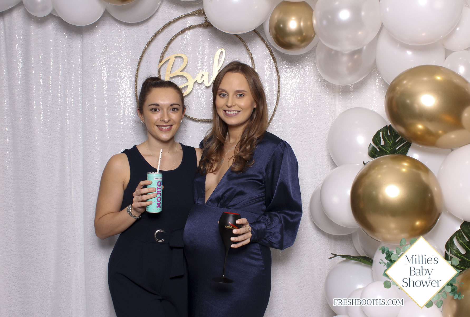 Millie's Baby Shower - Classic Open Booth | View more photos from the event at gallery.freshbooths.com/u/FreshBooths/Millies-Baby-Shower-Classic-Open-Booth