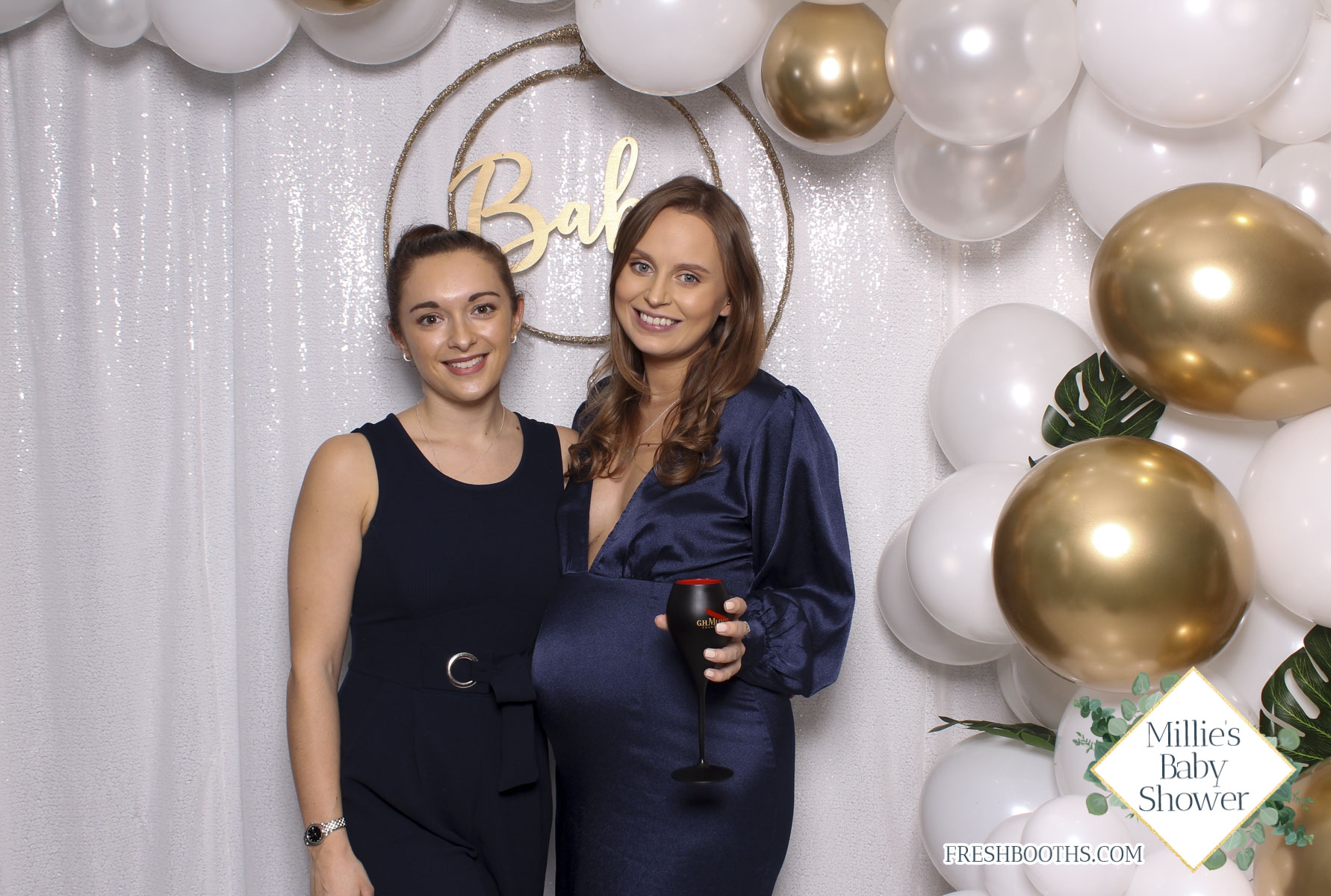 Millie's Baby Shower - Classic Open Booth | View more photos from the event at gallery.freshbooths.com/u/FreshBooths/Millies-Baby-Shower-Classic-Open-Booth