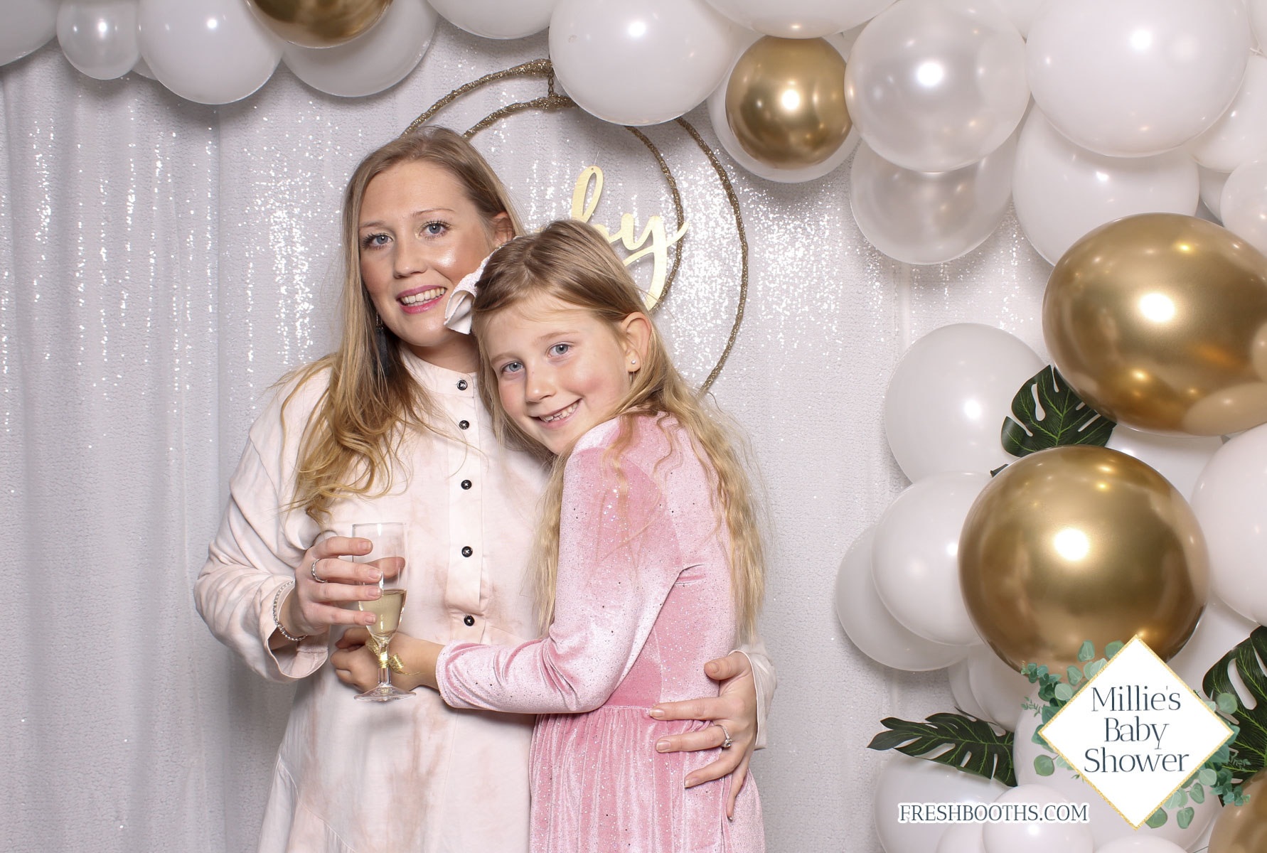 Millie's Baby Shower - Classic Open Booth | View more photos from the event at gallery.freshbooths.com/u/FreshBooths/Millies-Baby-Shower-Classic-Open-Booth