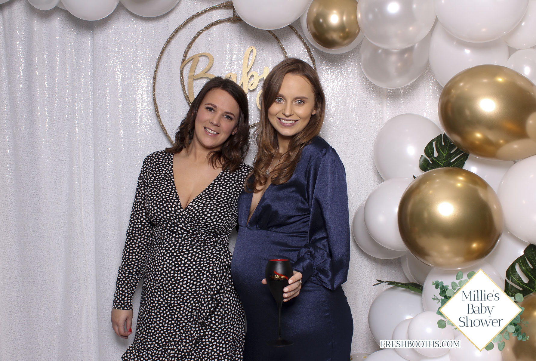 Millie's Baby Shower - Classic Open Booth | View more photos from the event at gallery.freshbooths.com/u/FreshBooths/Millies-Baby-Shower-Classic-Open-Booth