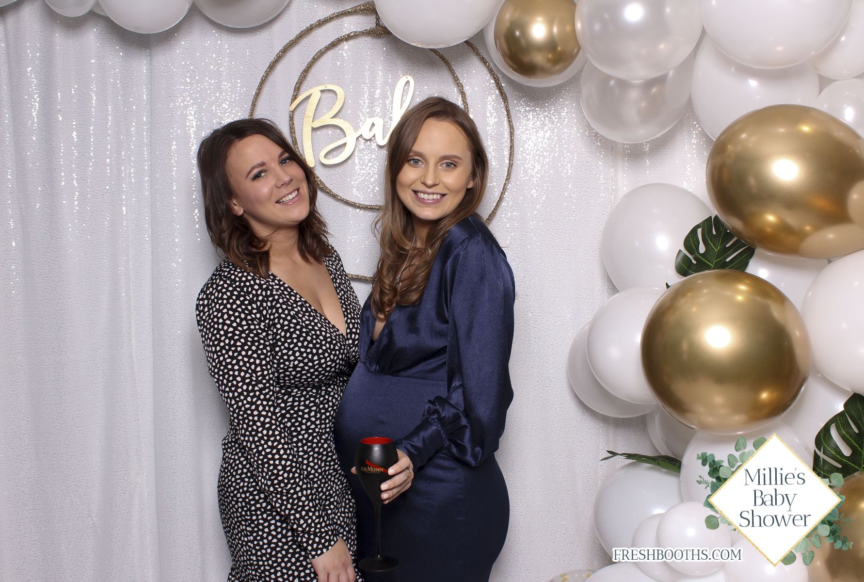 Millie's Baby Shower - Classic Open Booth | View more photos from the event at gallery.freshbooths.com/u/FreshBooths/Millies-Baby-Shower-Classic-Open-Booth