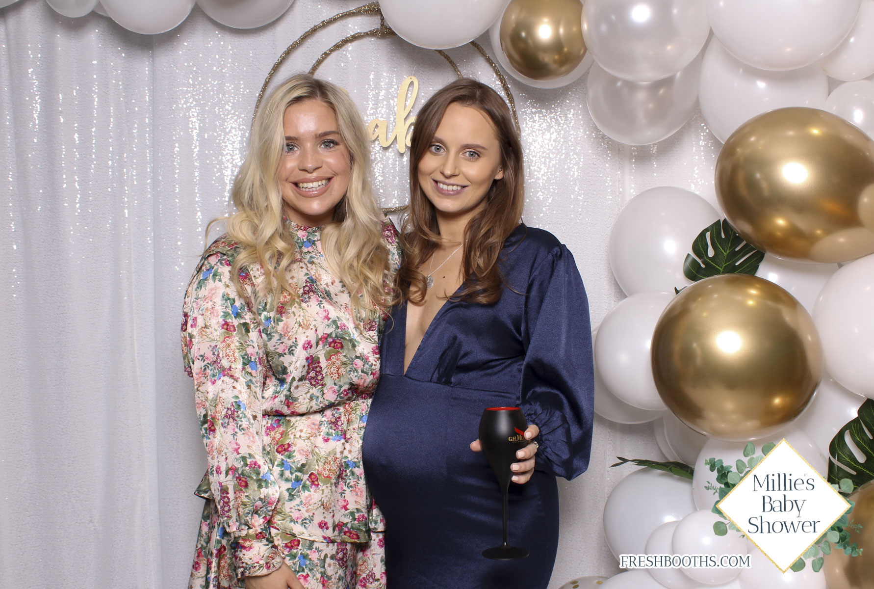 Millie's Baby Shower - Classic Open Booth | View more photos from the event at gallery.freshbooths.com/u/FreshBooths/Millies-Baby-Shower-Classic-Open-Booth