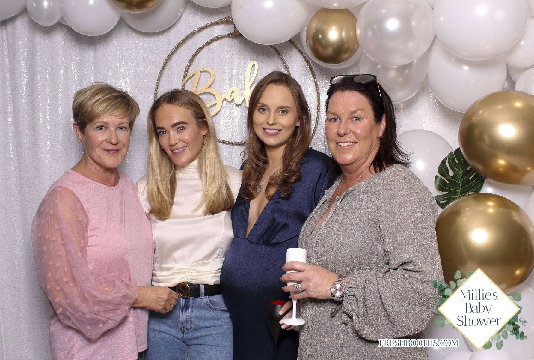 Millie's Baby Shower - Classic Open Booth | View more photos from the event at gallery.freshbooths.com/u/FreshBooths/Millies-Baby-Shower-Classic-Open-Booth