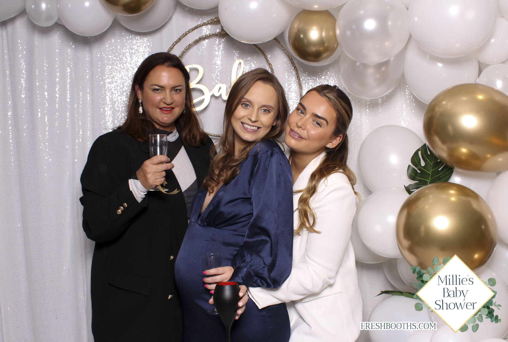 Millie's Baby Shower - Classic Open Booth | View more photos from the event at gallery.freshbooths.com/u/FreshBooths/Millies-Baby-Shower-Classic-Open-Booth
