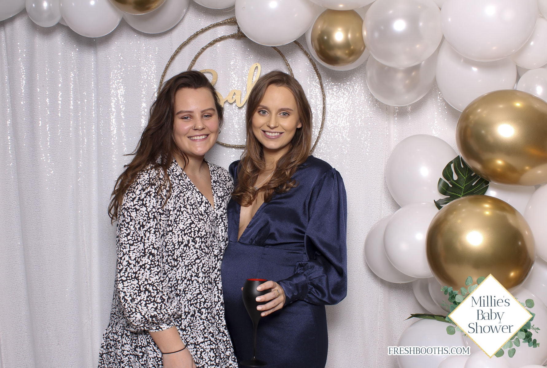 Millie's Baby Shower - Classic Open Booth | View more photos from the event at gallery.freshbooths.com/u/FreshBooths/Millies-Baby-Shower-Classic-Open-Booth