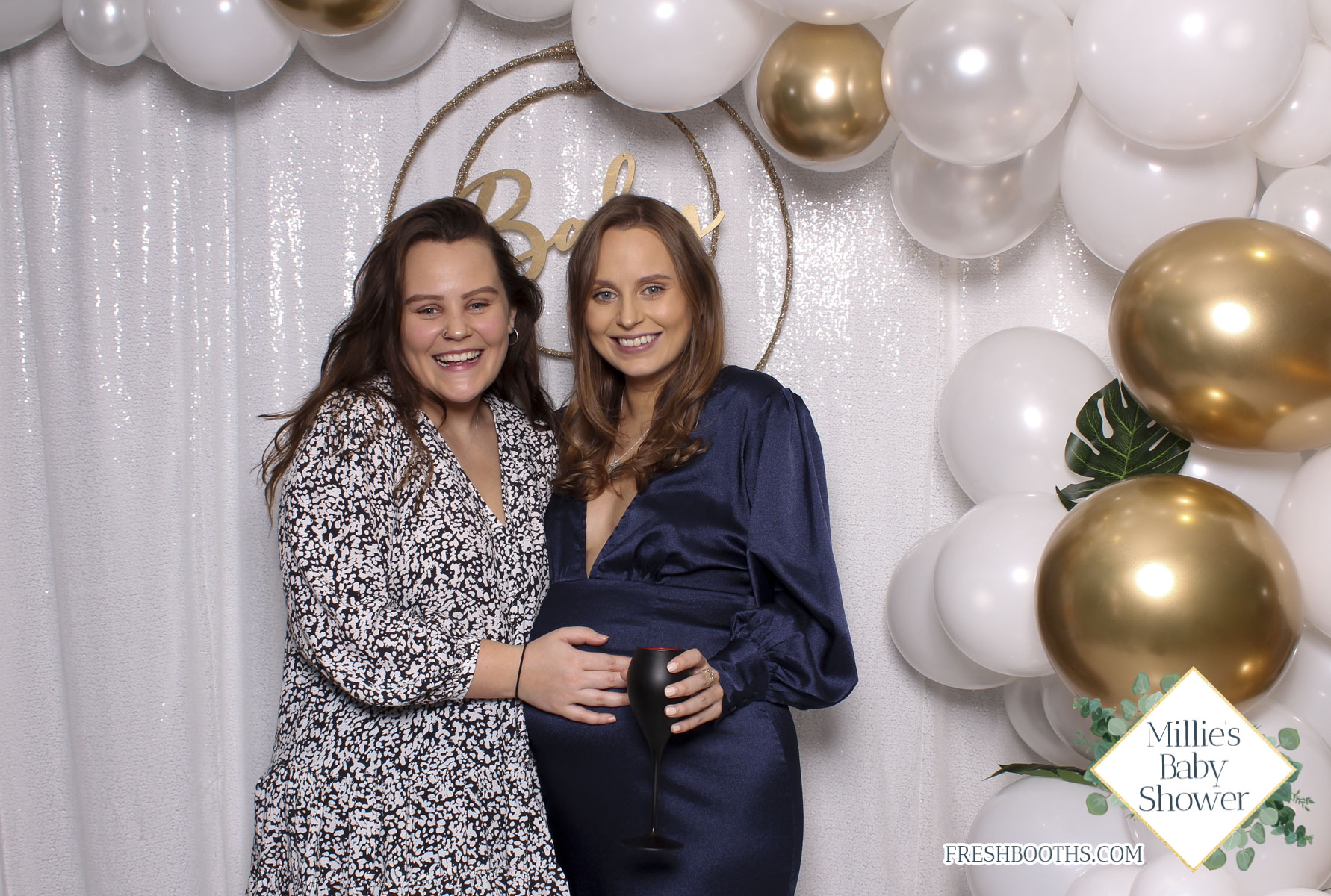 Millie's Baby Shower - Classic Open Booth | View more photos from the event at gallery.freshbooths.com/u/FreshBooths/Millies-Baby-Shower-Classic-Open-Booth