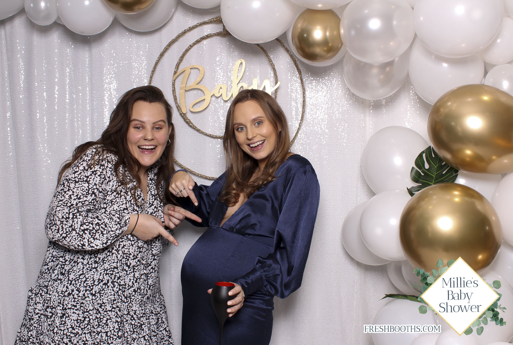 Millie's Baby Shower - Classic Open Booth | View more photos from the event at gallery.freshbooths.com/u/FreshBooths/Millies-Baby-Shower-Classic-Open-Booth