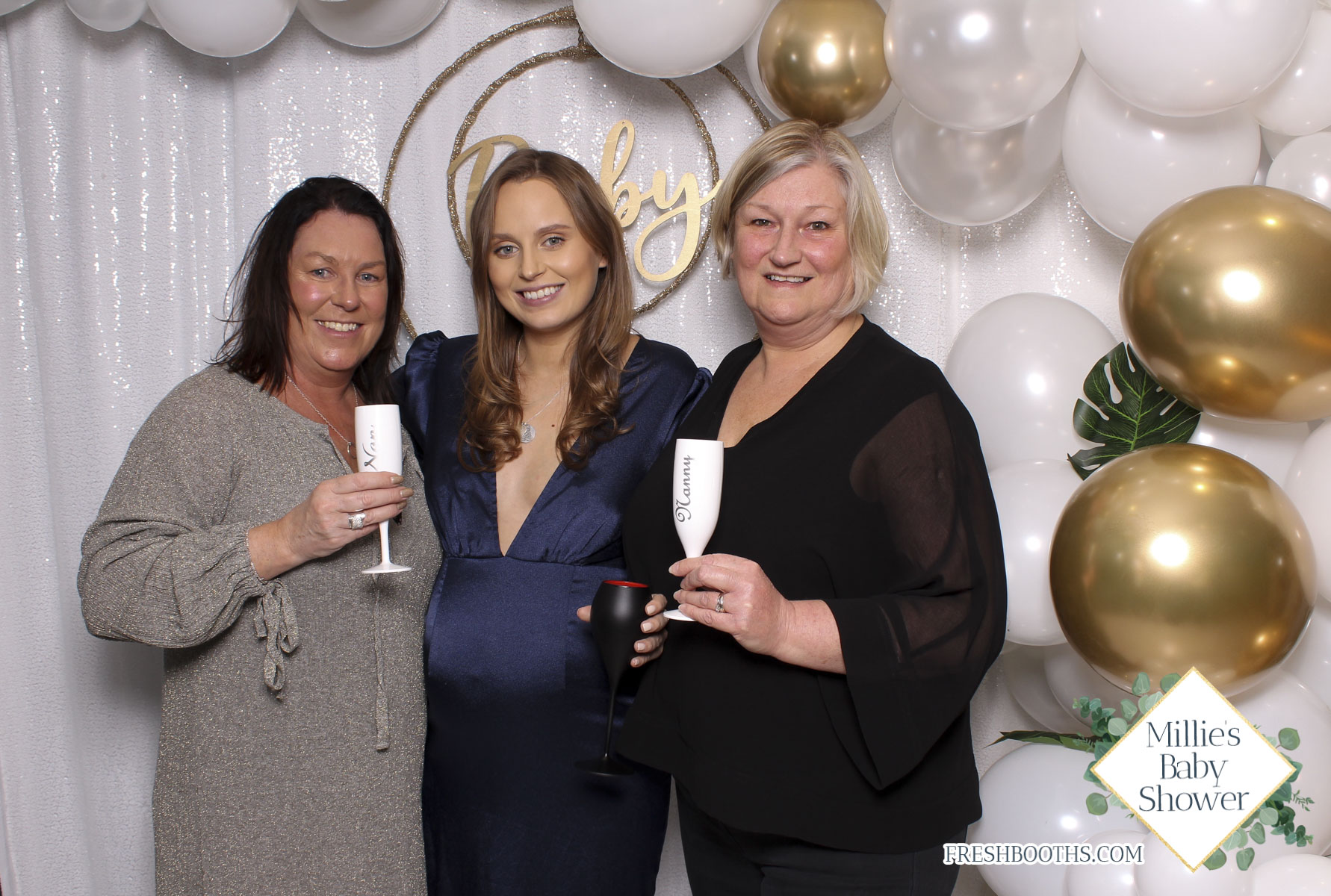 Millie's Baby Shower - Classic Open Booth | View more photos from the event at gallery.freshbooths.com/u/FreshBooths/Millies-Baby-Shower-Classic-Open-Booth
