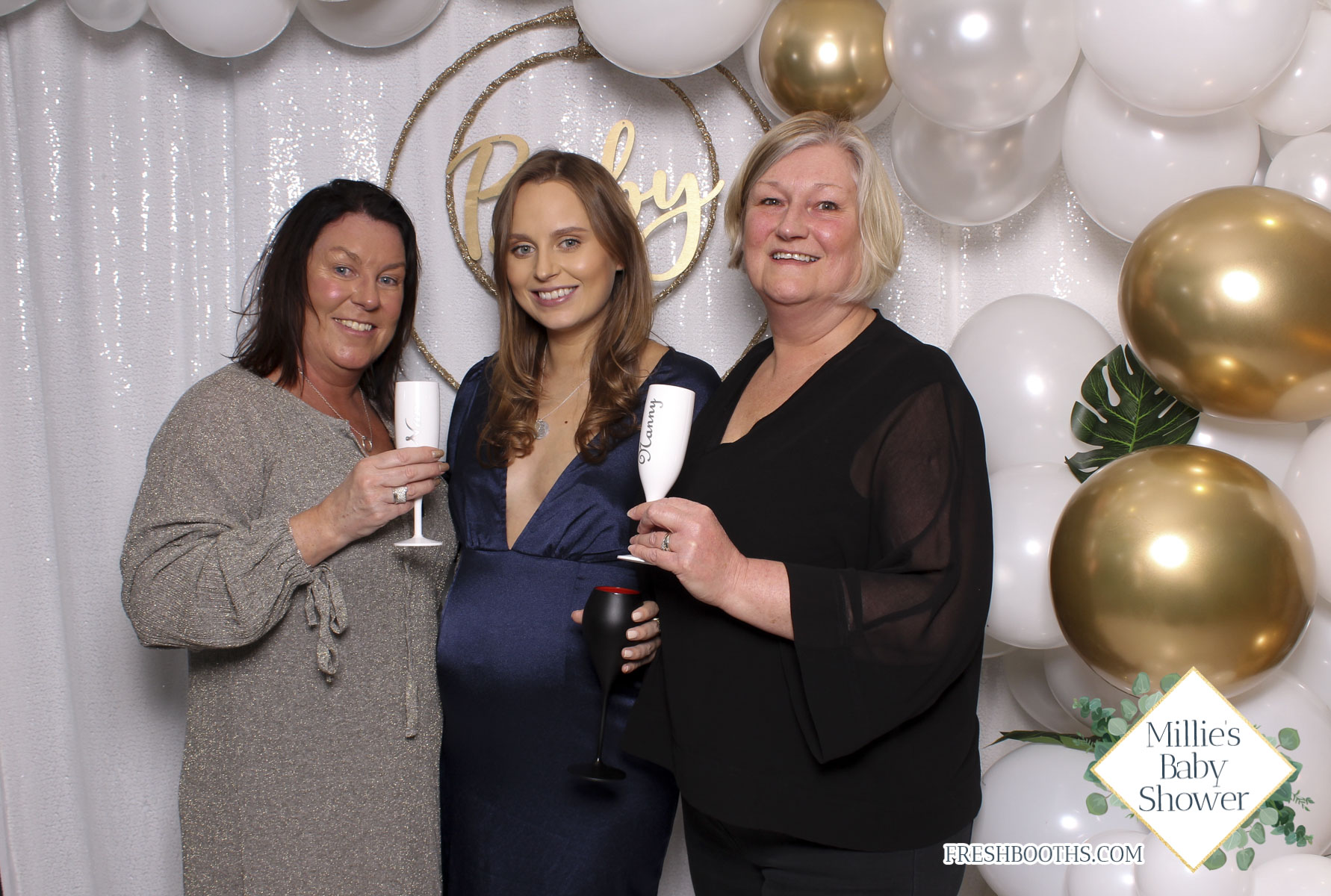 Millie's Baby Shower - Classic Open Booth | View more photos from the event at gallery.freshbooths.com/u/FreshBooths/Millies-Baby-Shower-Classic-Open-Booth