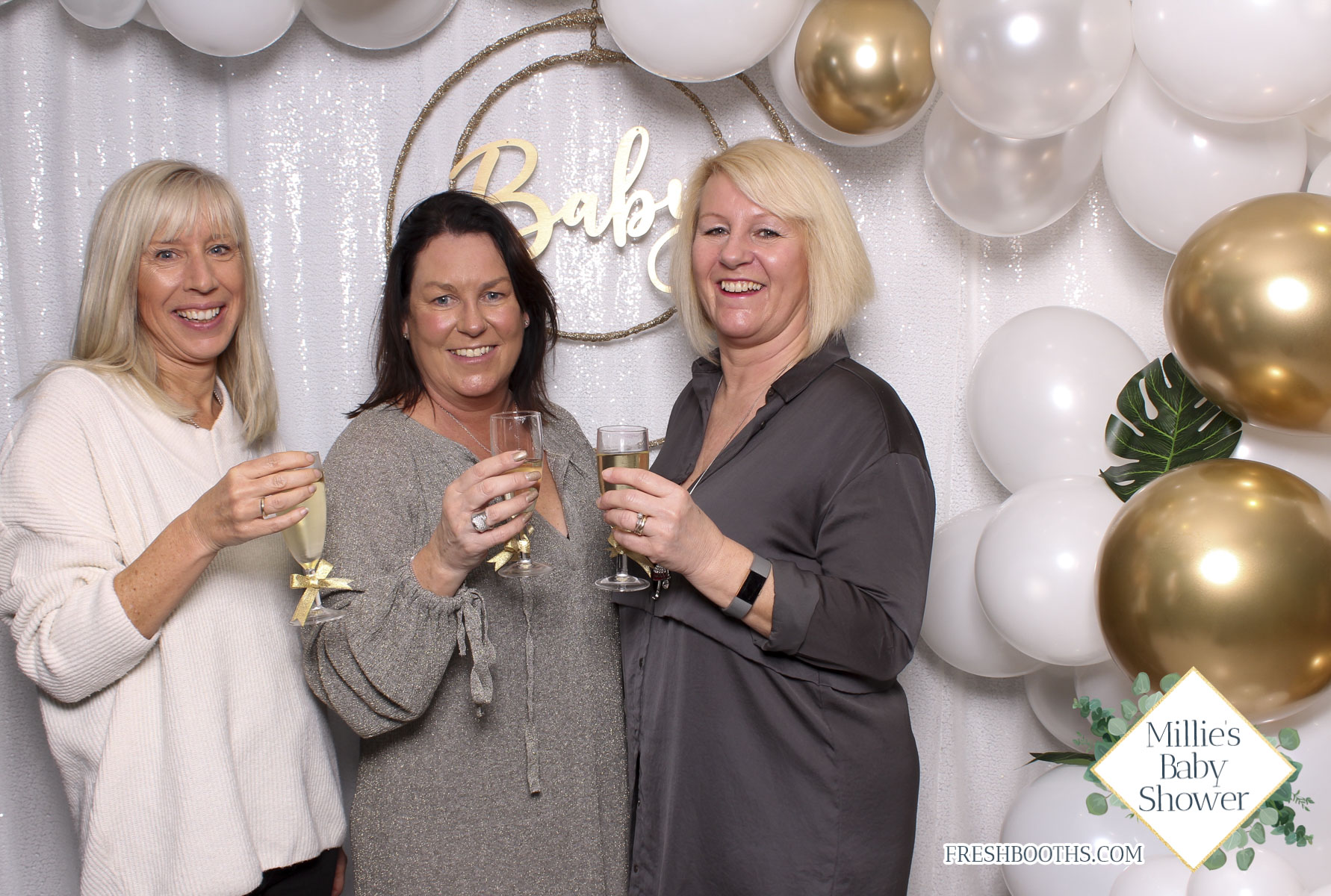 Millie's Baby Shower - Classic Open Booth | View more photos from the event at gallery.freshbooths.com/u/FreshBooths/Millies-Baby-Shower-Classic-Open-Booth