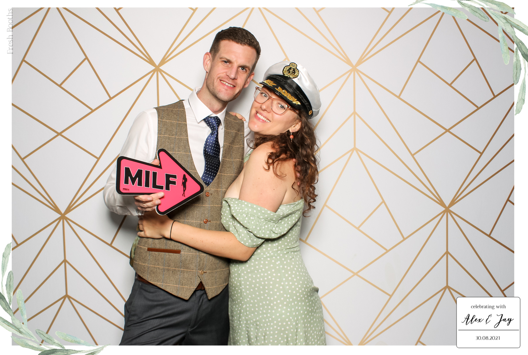 Alex & Jay Wedding - Classic Open Booth | View more photos from the event at gallery.freshbooths.com/u/FreshBooths/Alex-Jay-Wedding-Classic-Open-Booth