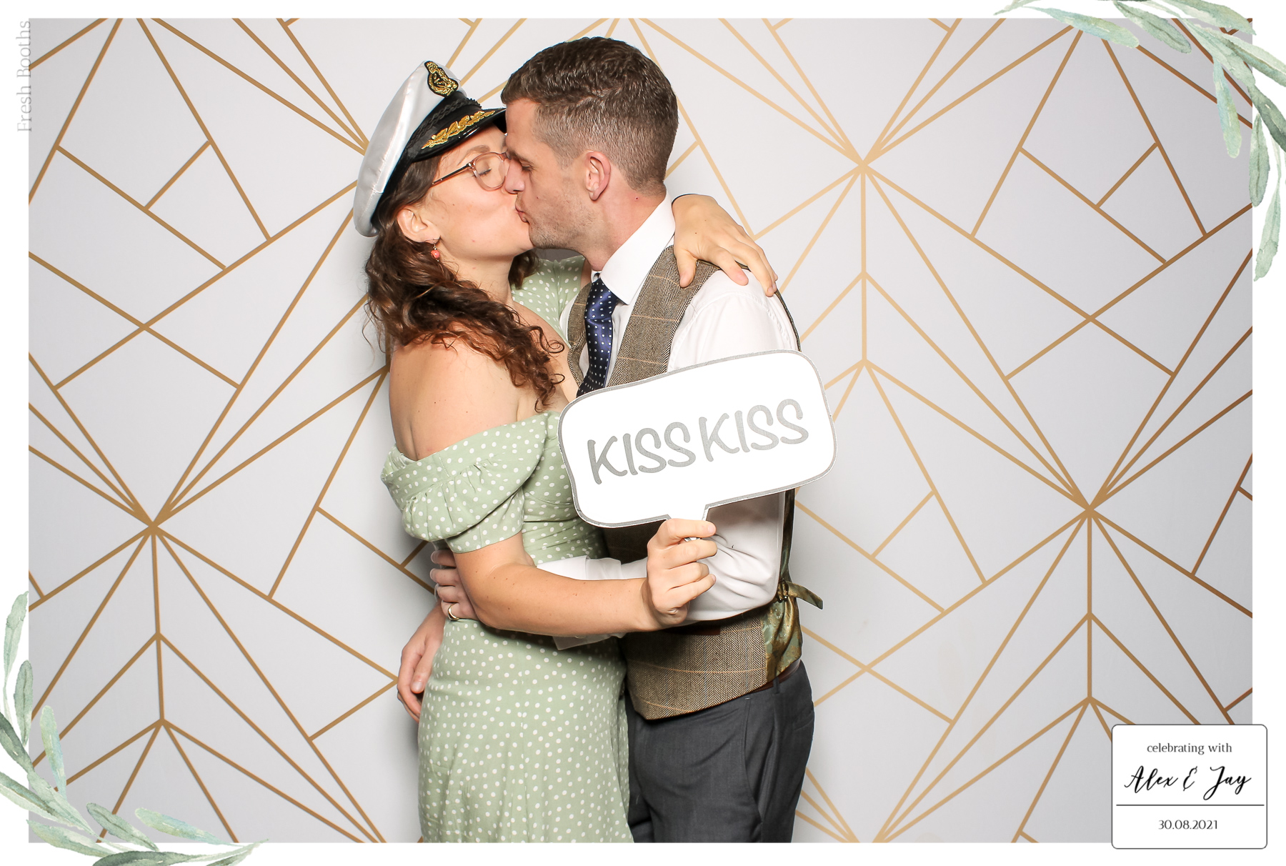 Alex & Jay Wedding - Classic Open Booth | View more photos from the event at gallery.freshbooths.com/u/FreshBooths/Alex-Jay-Wedding-Classic-Open-Booth