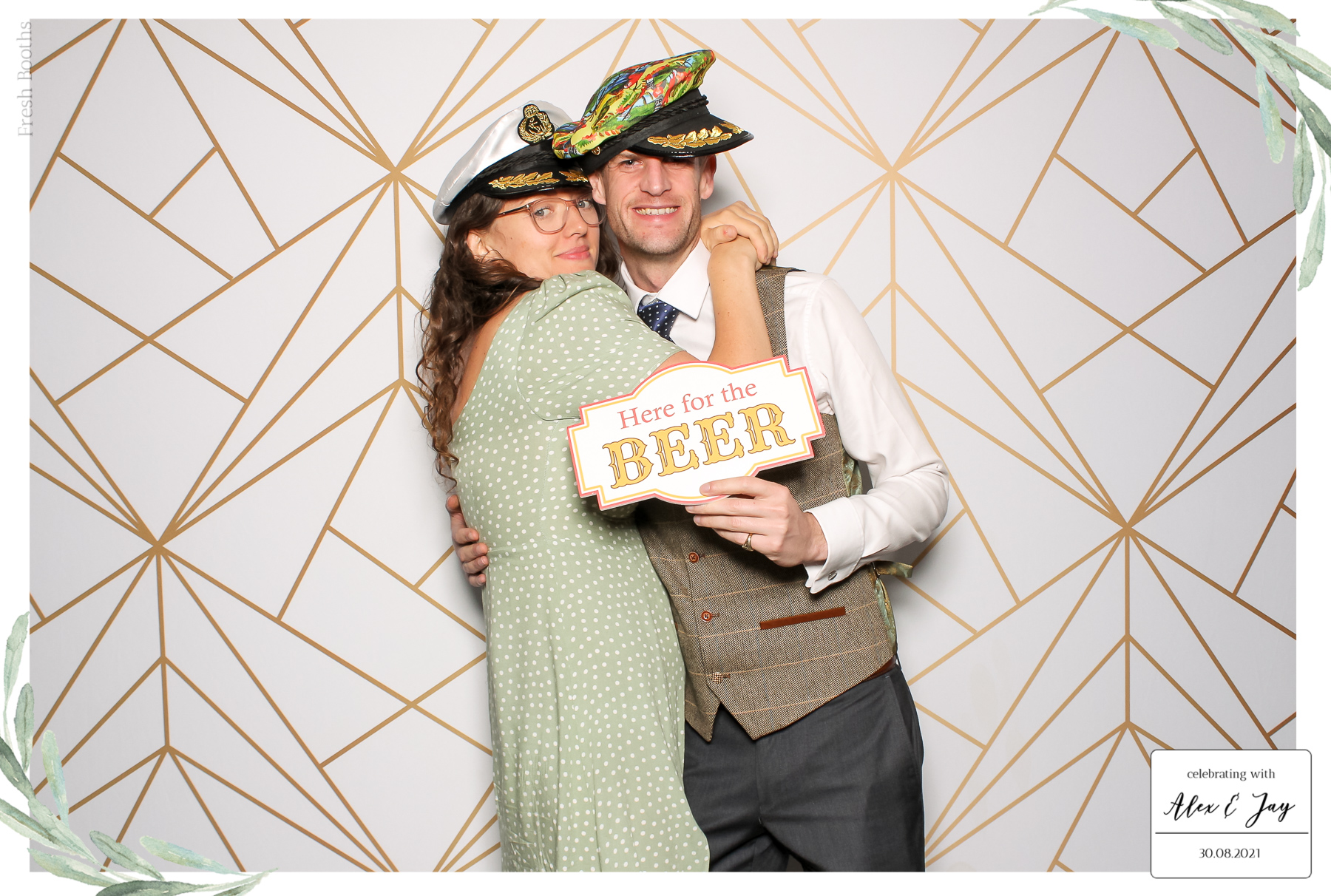 Alex & Jay Wedding - Classic Open Booth | View more photos from the event at gallery.freshbooths.com/u/FreshBooths/Alex-Jay-Wedding-Classic-Open-Booth