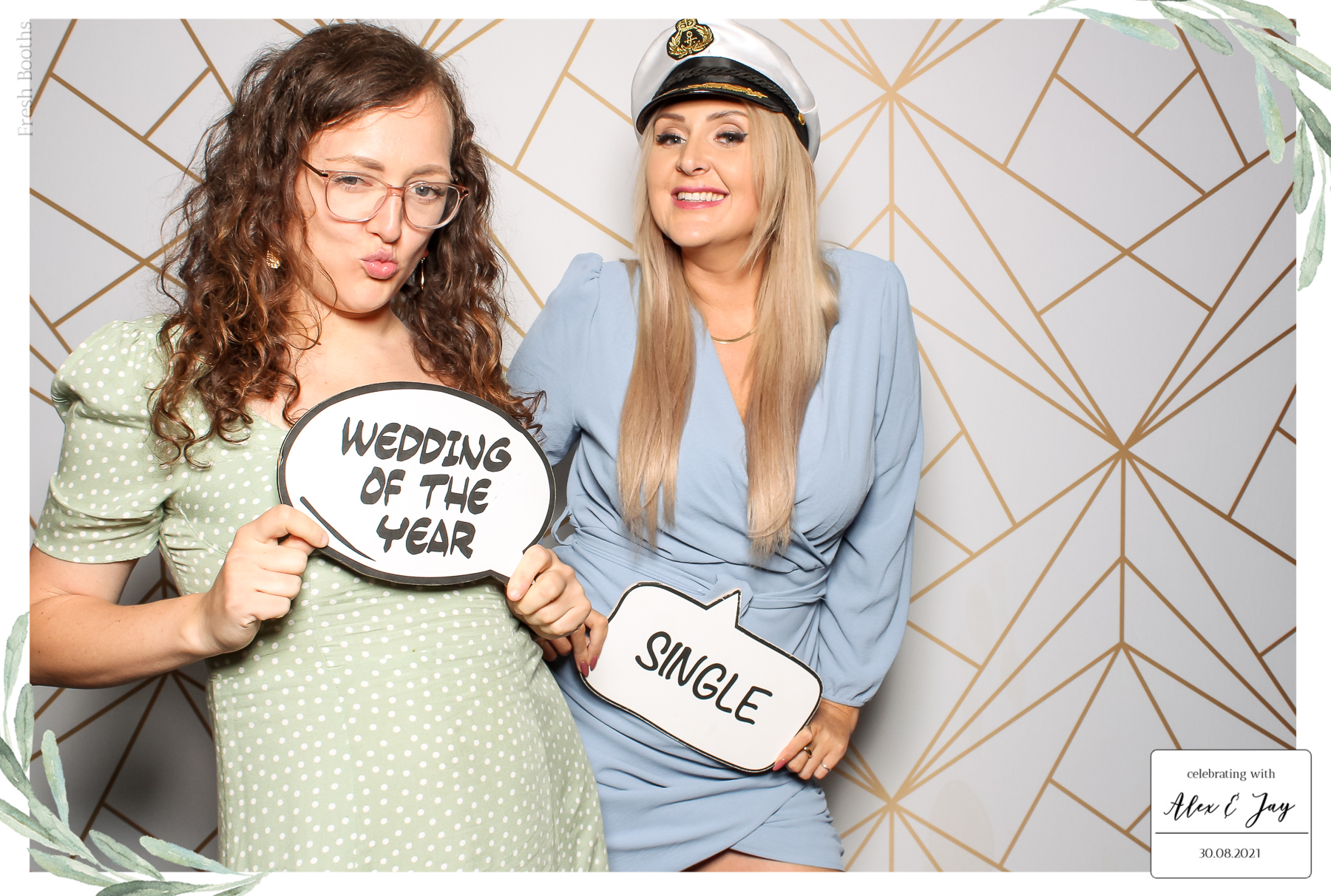 Alex & Jay Wedding - Classic Open Booth | View more photos from the event at gallery.freshbooths.com/u/FreshBooths/Alex-Jay-Wedding-Classic-Open-Booth