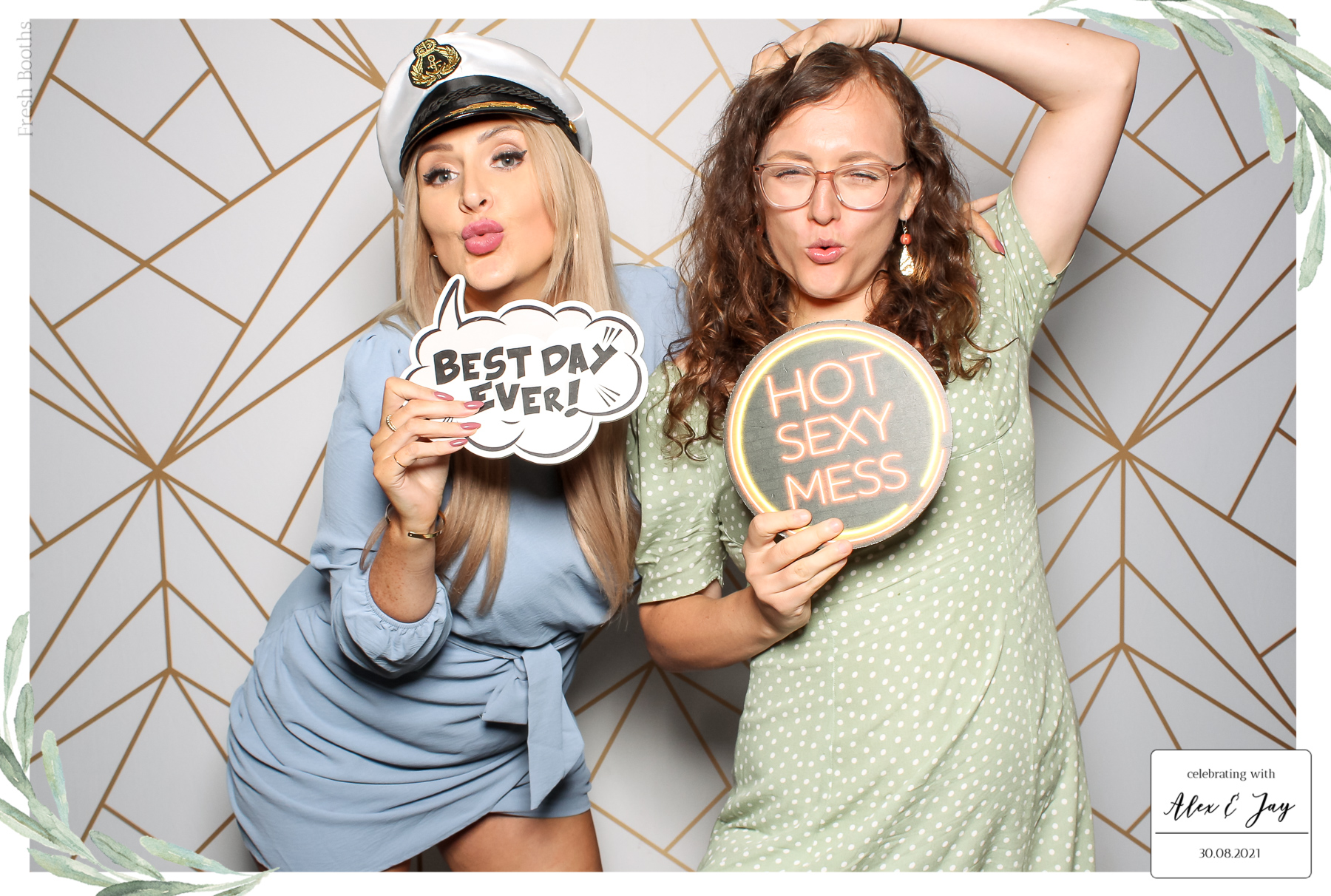 Alex & Jay Wedding - Classic Open Booth | View more photos from the event at gallery.freshbooths.com/u/FreshBooths/Alex-Jay-Wedding-Classic-Open-Booth