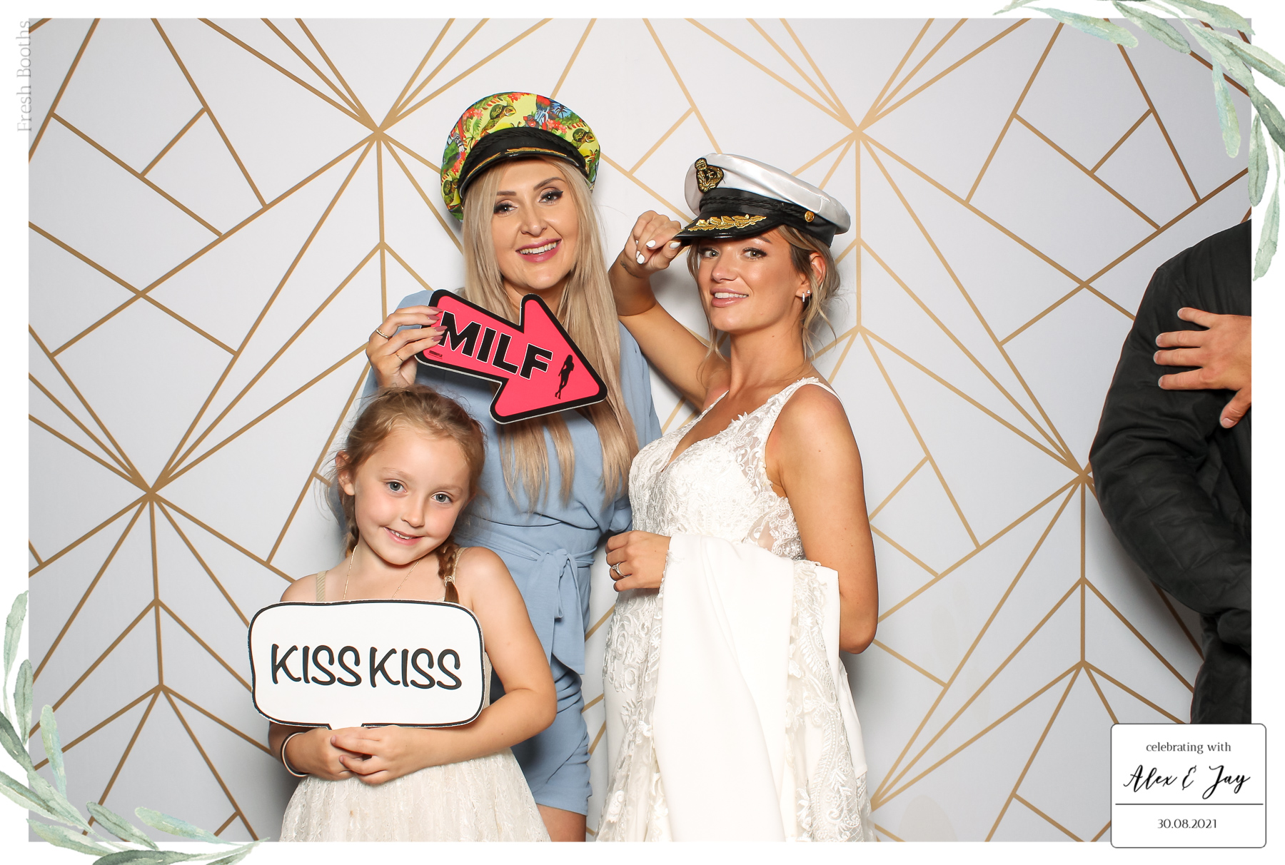 Alex & Jay Wedding - Classic Open Booth | View more photos from the event at gallery.freshbooths.com/u/FreshBooths/Alex-Jay-Wedding-Classic-Open-Booth
