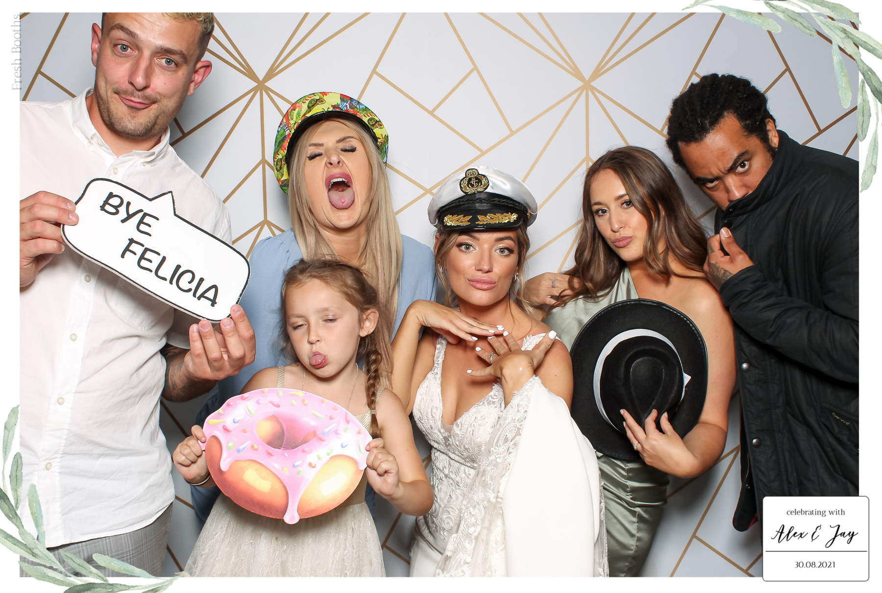 Alex & Jay Wedding - Classic Open Booth | View more photos from the event at gallery.freshbooths.com/u/FreshBooths/Alex-Jay-Wedding-Classic-Open-Booth