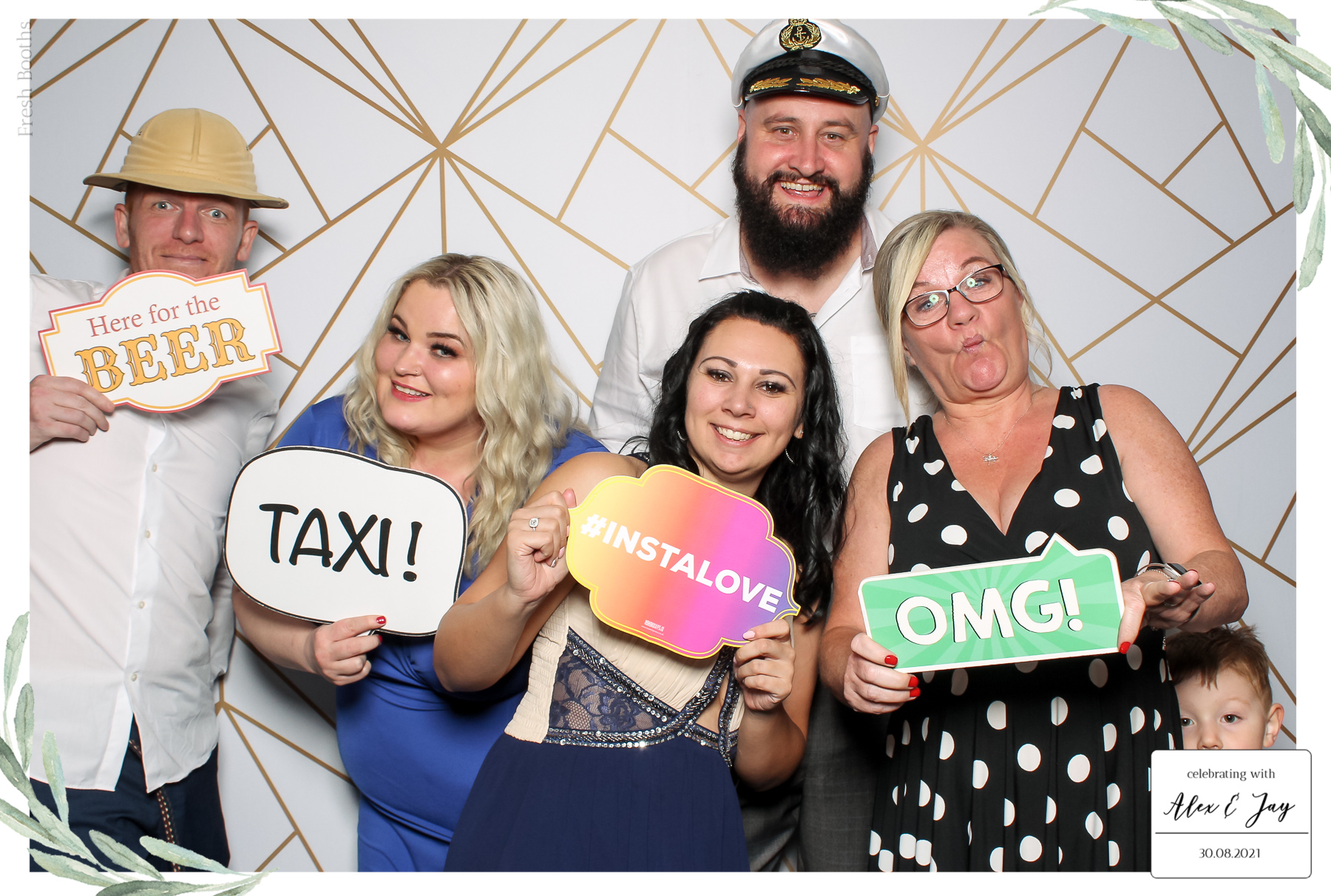 Alex & Jay Wedding - Classic Open Booth | View more photos from the event at gallery.freshbooths.com/u/FreshBooths/Alex-Jay-Wedding-Classic-Open-Booth