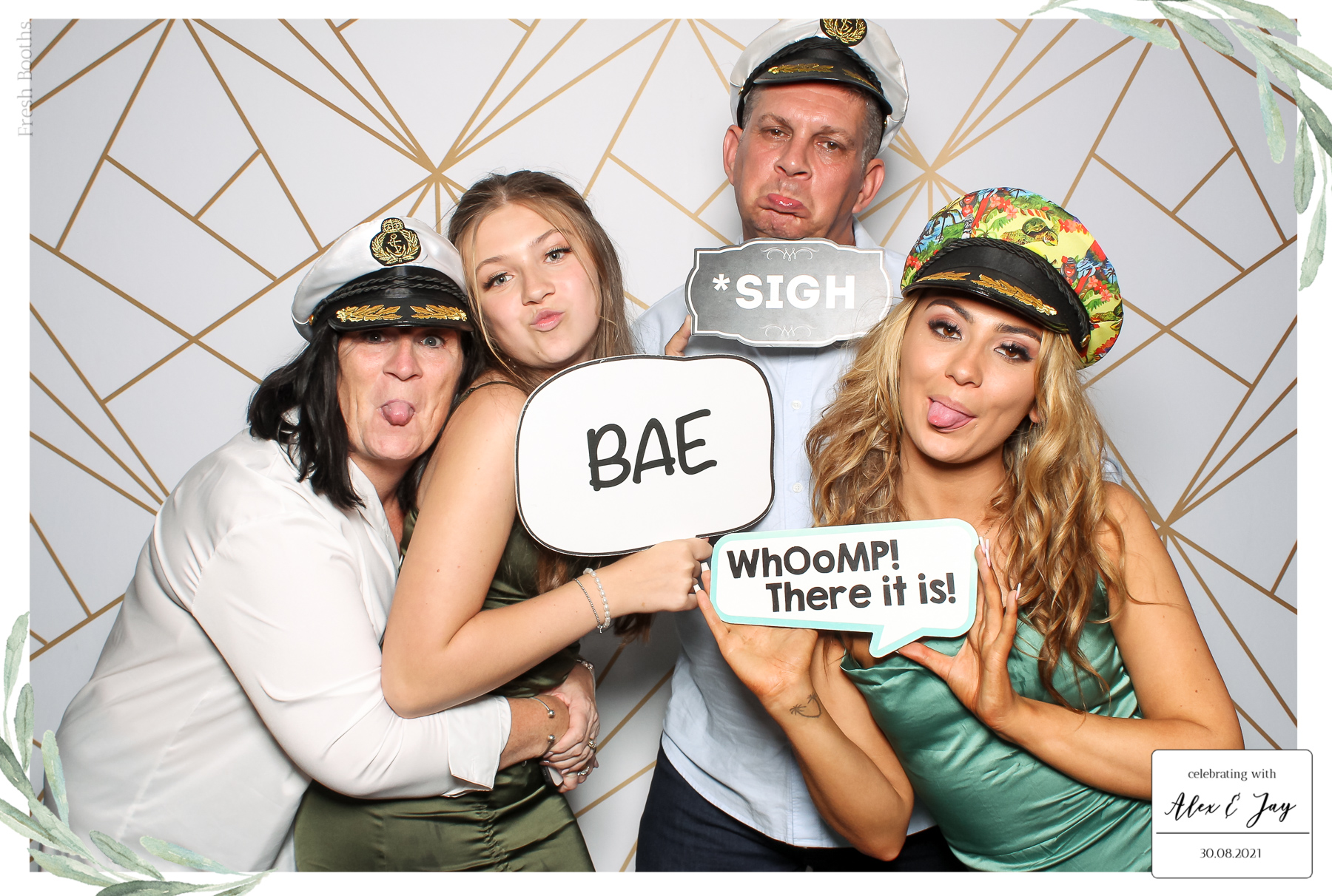 Alex & Jay Wedding - Classic Open Booth | View more photos from the event at gallery.freshbooths.com/u/FreshBooths/Alex-Jay-Wedding-Classic-Open-Booth