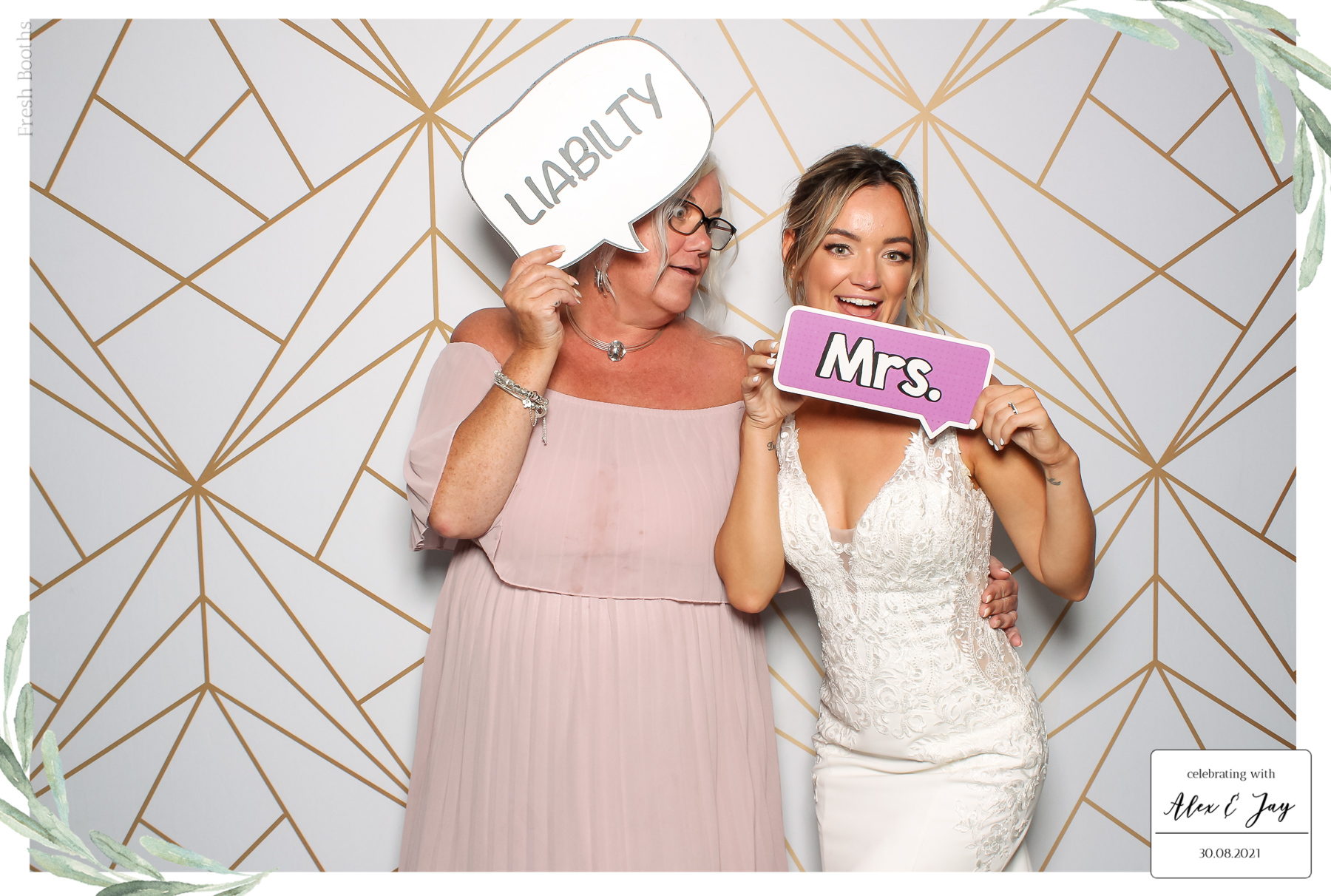 Alex & Jay Wedding - Classic Open Booth | View more photos from the event at gallery.freshbooths.com/u/FreshBooths/Alex-Jay-Wedding-Classic-Open-Booth