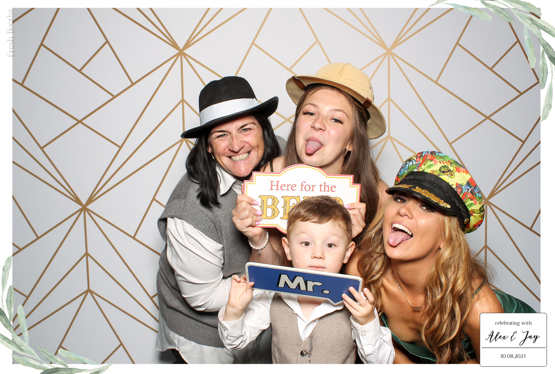 Alex & Jay Wedding - Classic Open Booth | View more photos from the event at gallery.freshbooths.com/u/FreshBooths/Alex-Jay-Wedding-Classic-Open-Booth