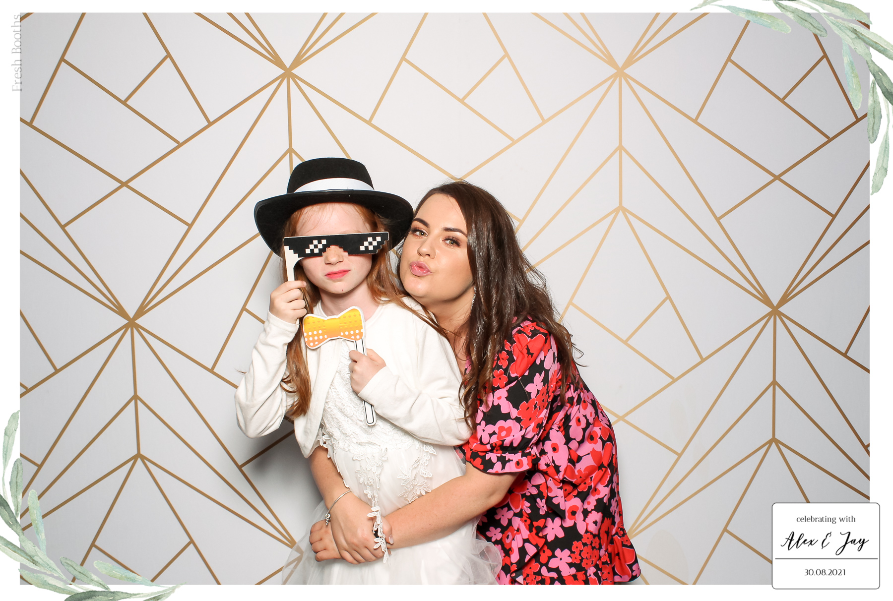 Alex & Jay Wedding - Classic Open Booth | View more photos from the event at gallery.freshbooths.com/u/FreshBooths/Alex-Jay-Wedding-Classic-Open-Booth
