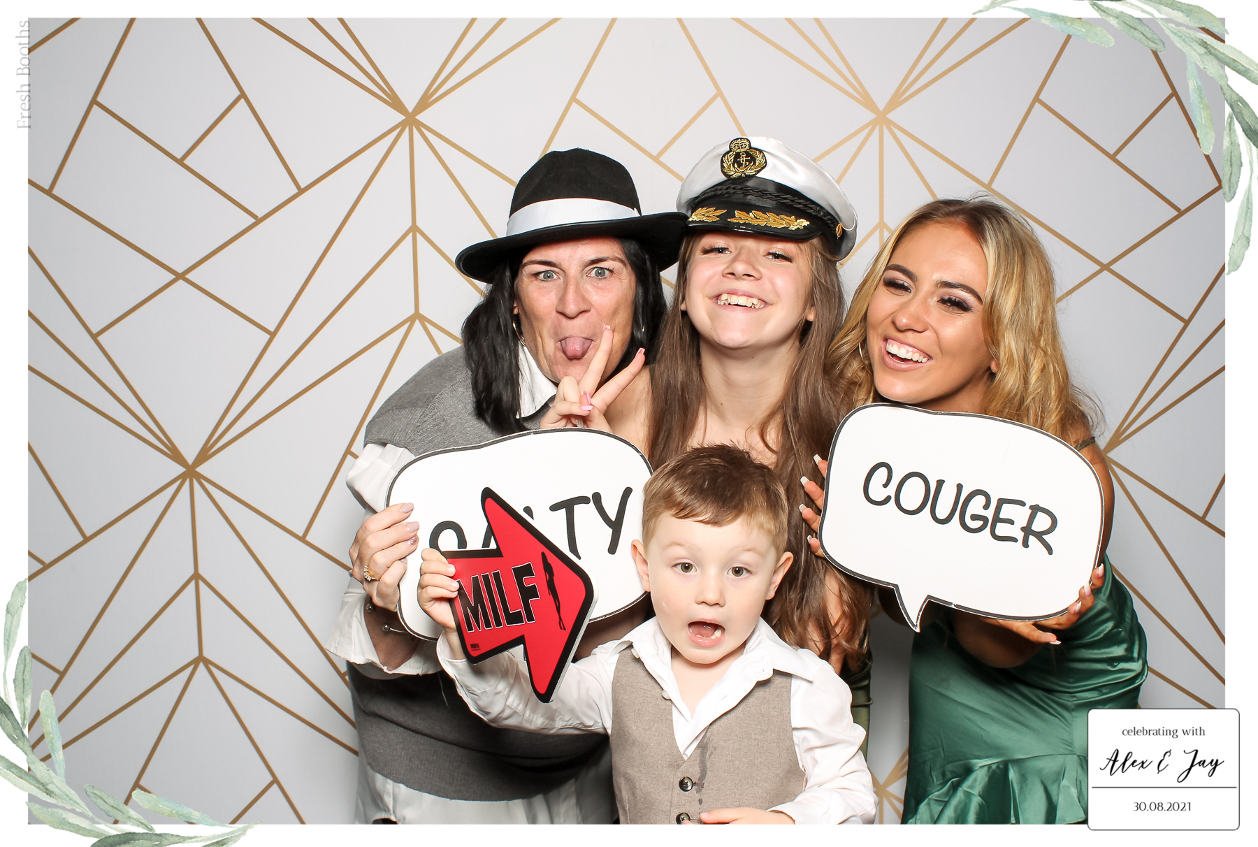 Alex & Jay Wedding - Classic Open Booth | View more photos from the event at gallery.freshbooths.com/u/FreshBooths/Alex-Jay-Wedding-Classic-Open-Booth