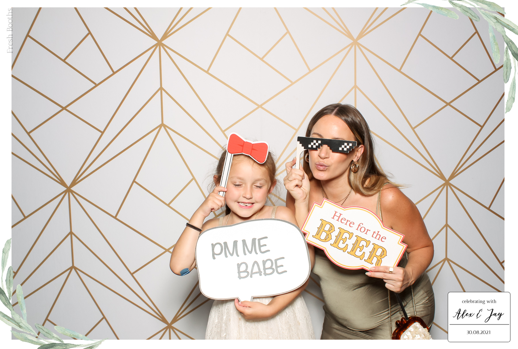 Alex & Jay Wedding - Classic Open Booth | View more photos from the event at gallery.freshbooths.com/u/FreshBooths/Alex-Jay-Wedding-Classic-Open-Booth