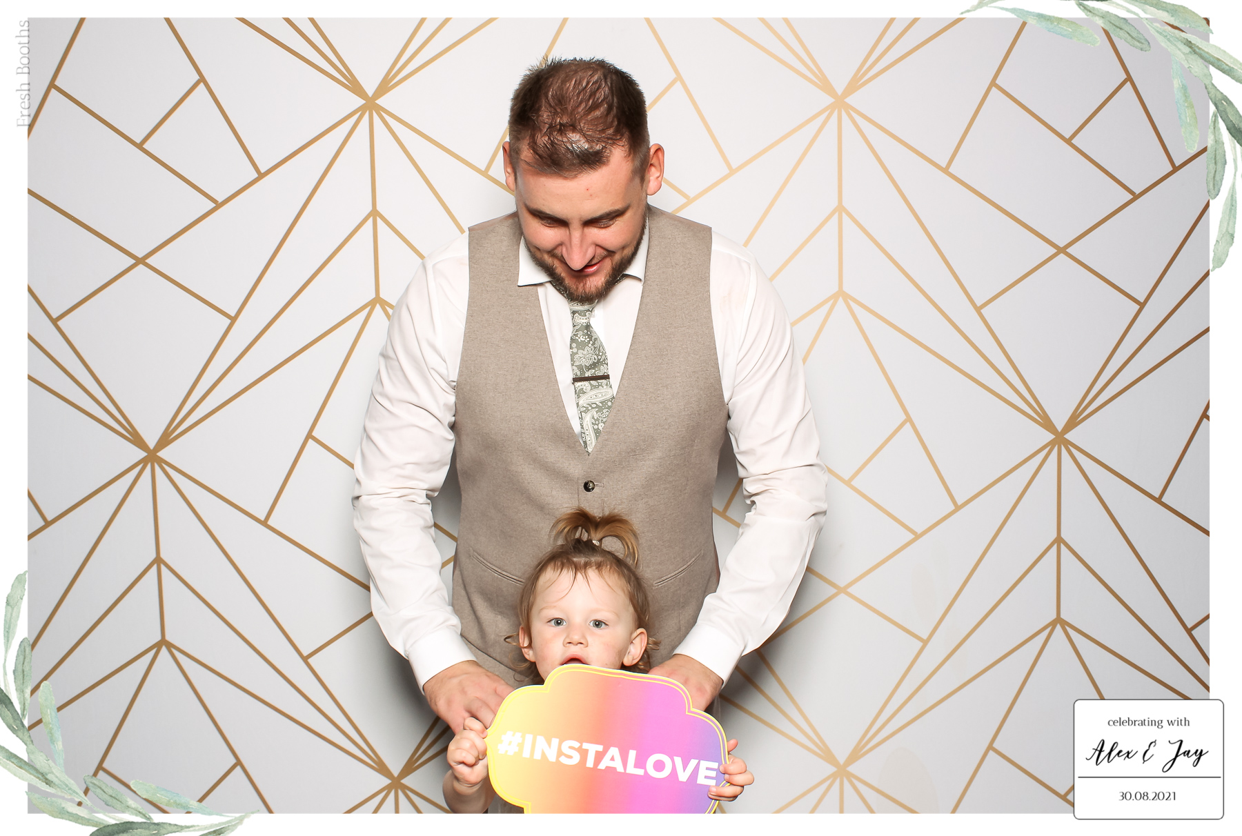 Alex & Jay Wedding - Classic Open Booth | View more photos from the event at gallery.freshbooths.com/u/FreshBooths/Alex-Jay-Wedding-Classic-Open-Booth
