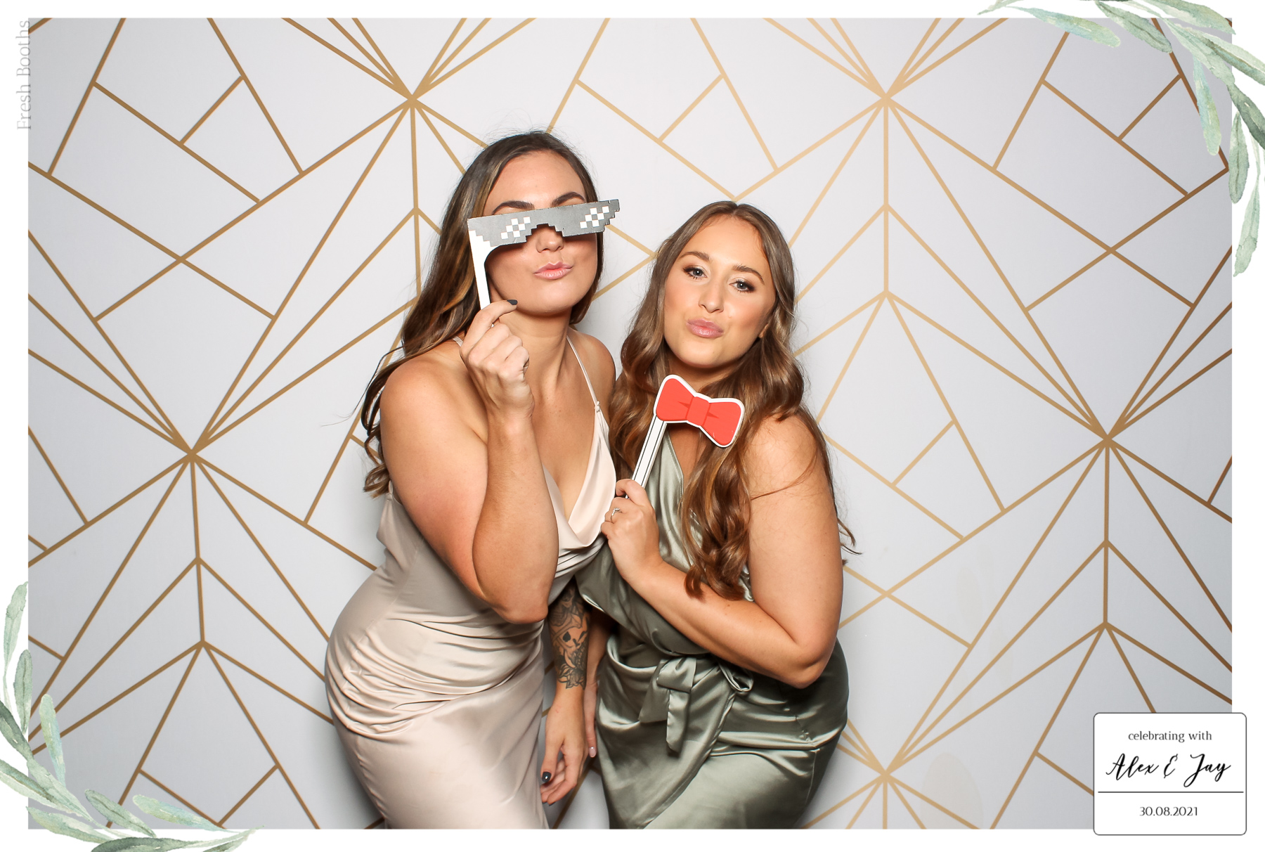 Alex & Jay Wedding - Classic Open Booth | View more photos from the event at gallery.freshbooths.com/u/FreshBooths/Alex-Jay-Wedding-Classic-Open-Booth