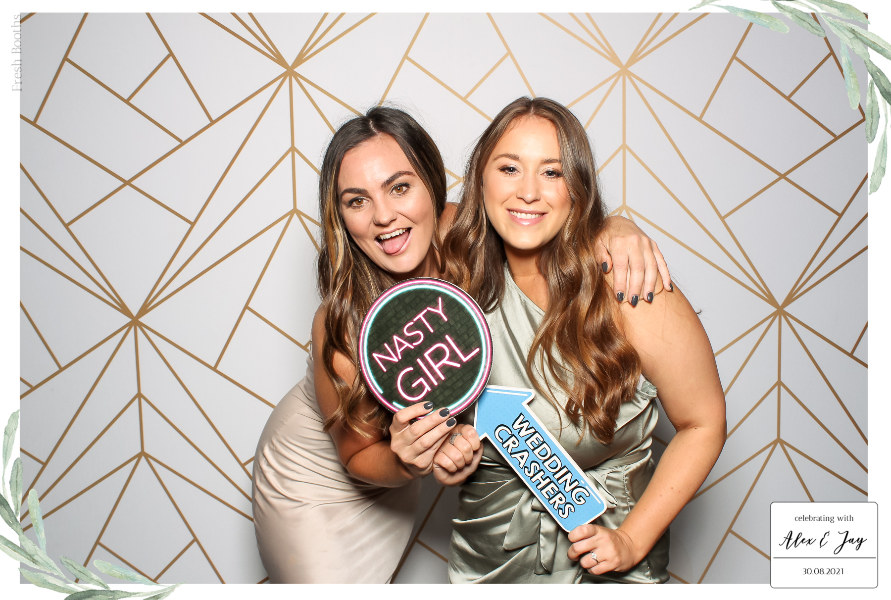 Alex & Jay Wedding - Classic Open Booth | View more photos from the event at gallery.freshbooths.com/u/FreshBooths/Alex-Jay-Wedding-Classic-Open-Booth