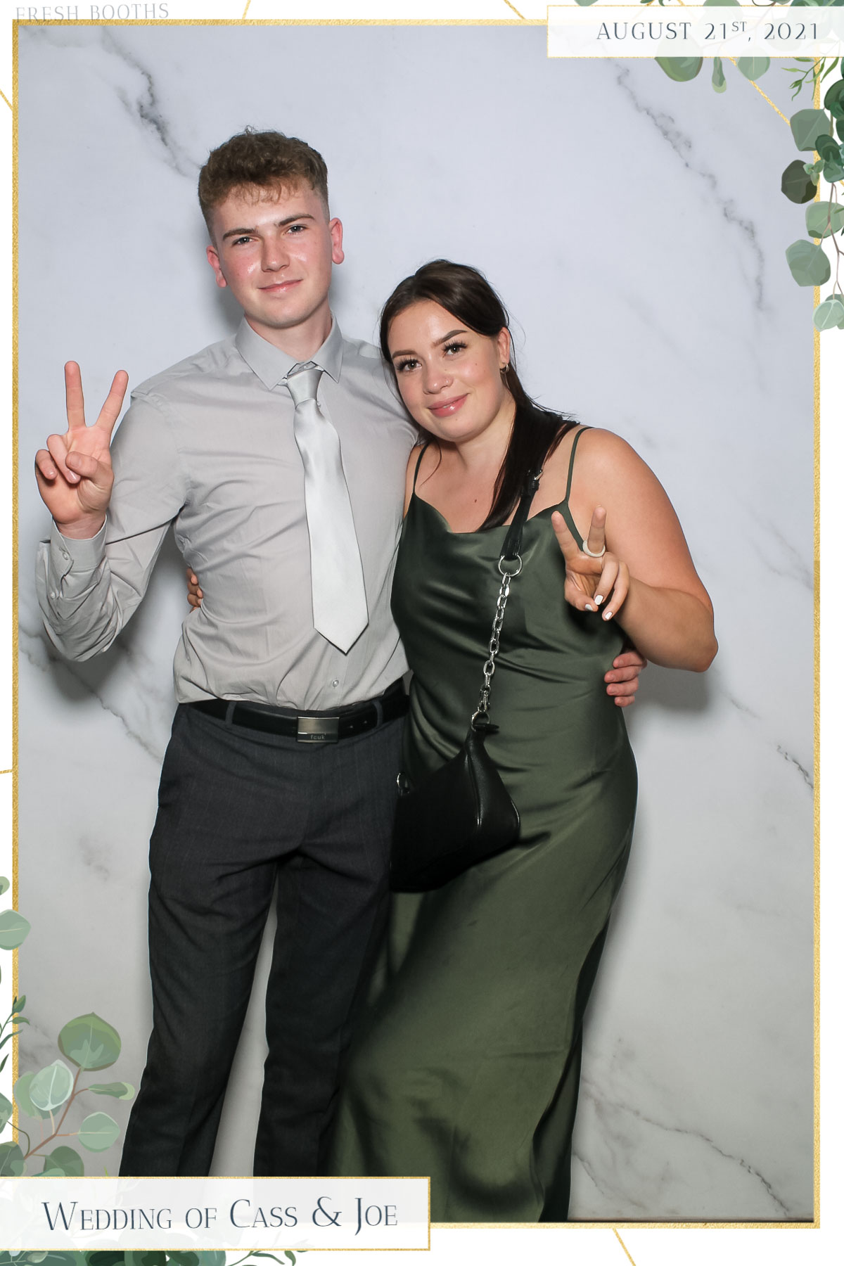Cass & Joe Wedding - Selfie Mirror | View more photos from the event at gallery.freshbooths.com/u/FreshBooths/Cass-Joe-Wedding-Selfie-Mirror