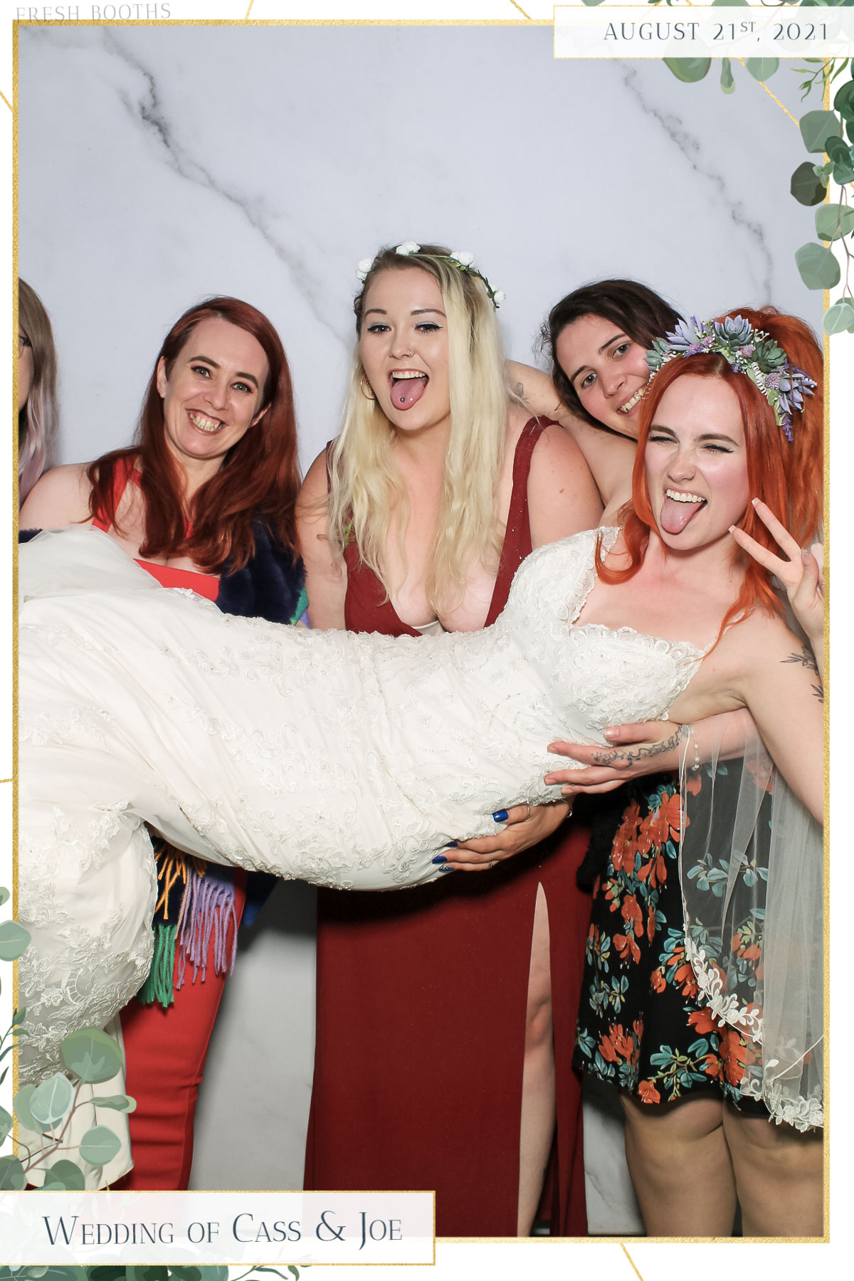 Cass & Joe Wedding - Selfie Mirror | View more photos from the event at gallery.freshbooths.com/u/FreshBooths/Cass-Joe-Wedding-Selfie-Mirror