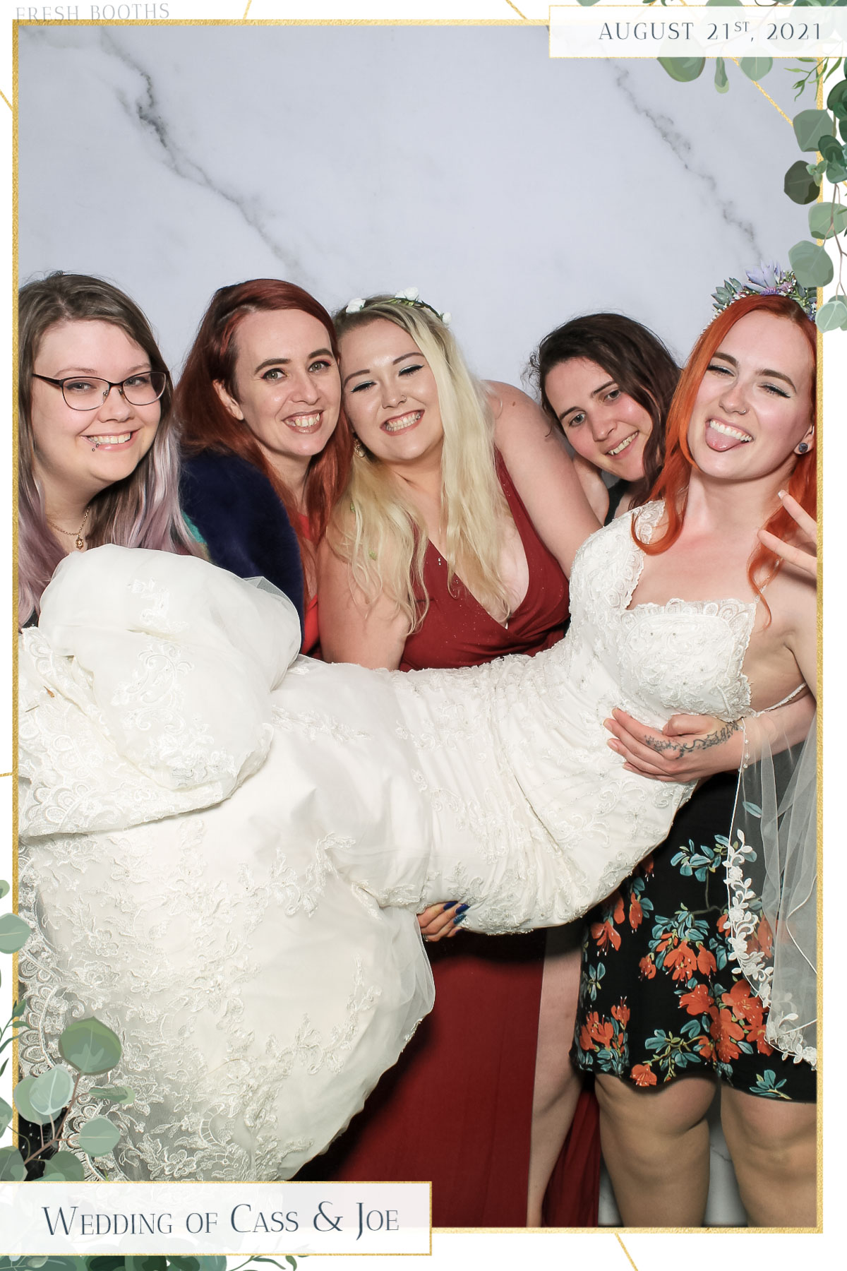 Cass & Joe Wedding - Selfie Mirror | View more photos from the event at gallery.freshbooths.com/u/FreshBooths/Cass-Joe-Wedding-Selfie-Mirror