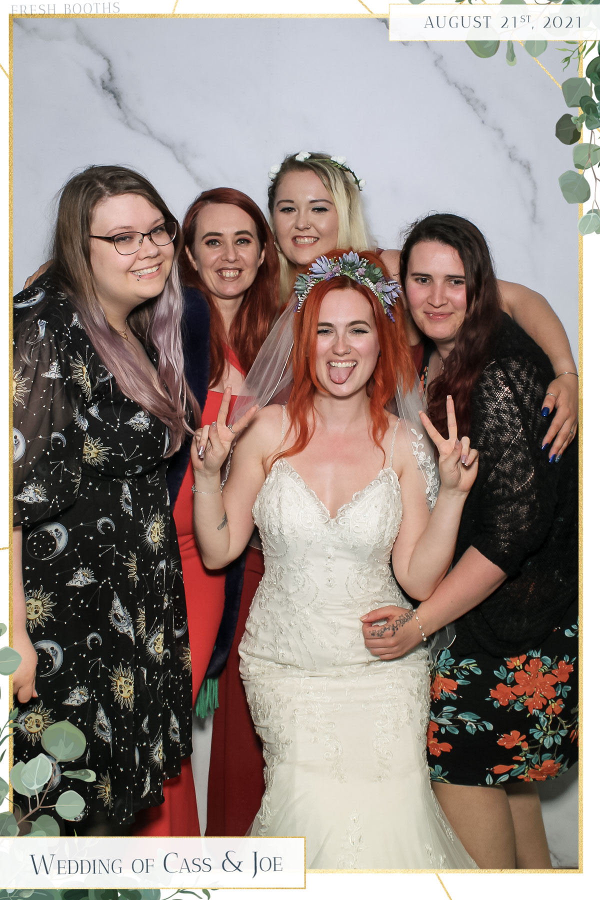 Cass & Joe Wedding - Selfie Mirror | View more photos from the event at gallery.freshbooths.com/u/FreshBooths/Cass-Joe-Wedding-Selfie-Mirror