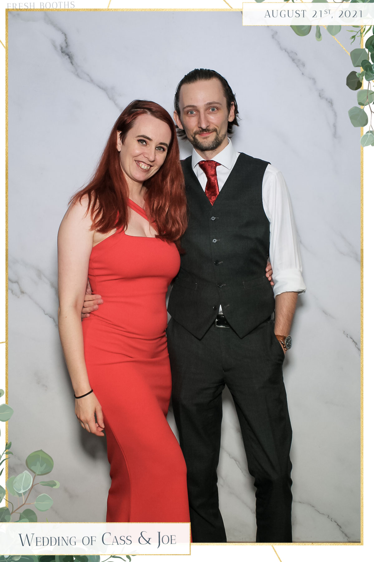 Cass & Joe Wedding - Selfie Mirror | View more photos from the event at gallery.freshbooths.com/u/FreshBooths/Cass-Joe-Wedding-Selfie-Mirror