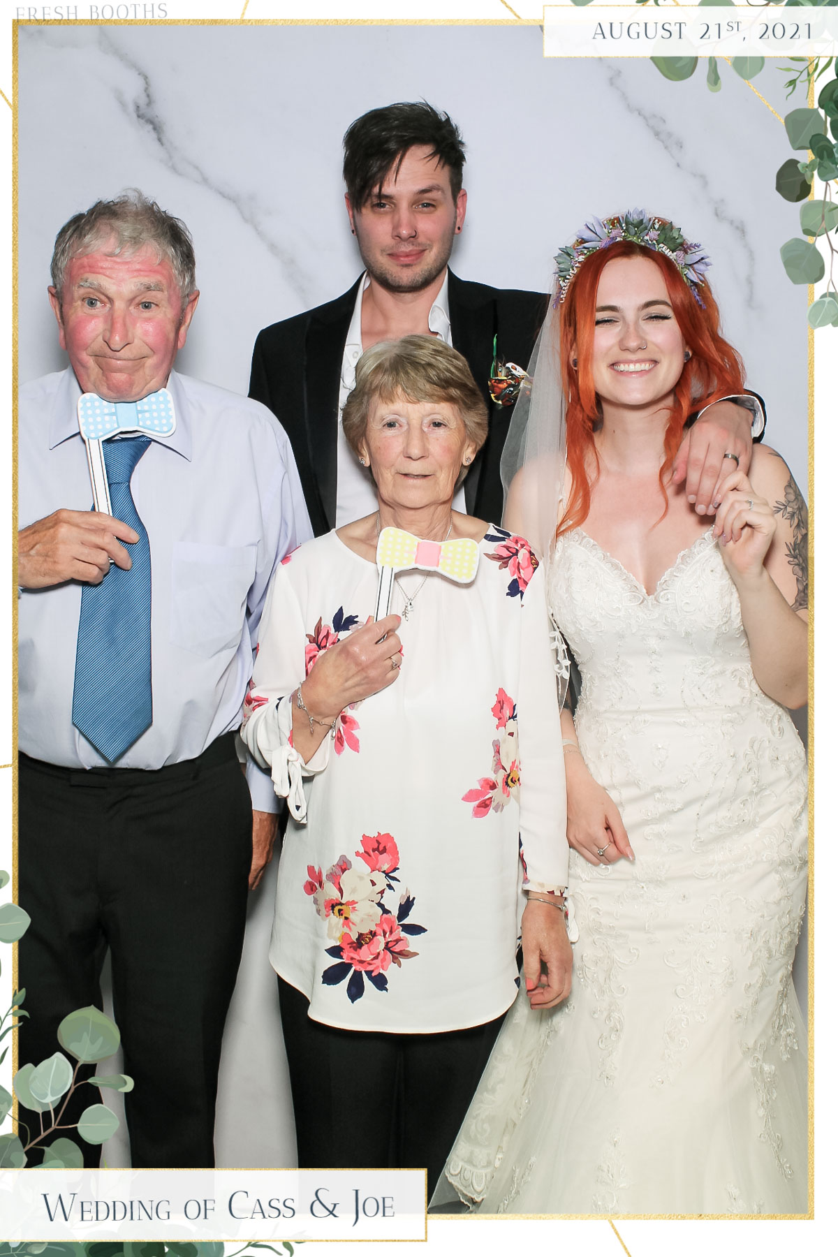 Cass & Joe Wedding - Selfie Mirror | View more photos from the event at gallery.freshbooths.com/u/FreshBooths/Cass-Joe-Wedding-Selfie-Mirror