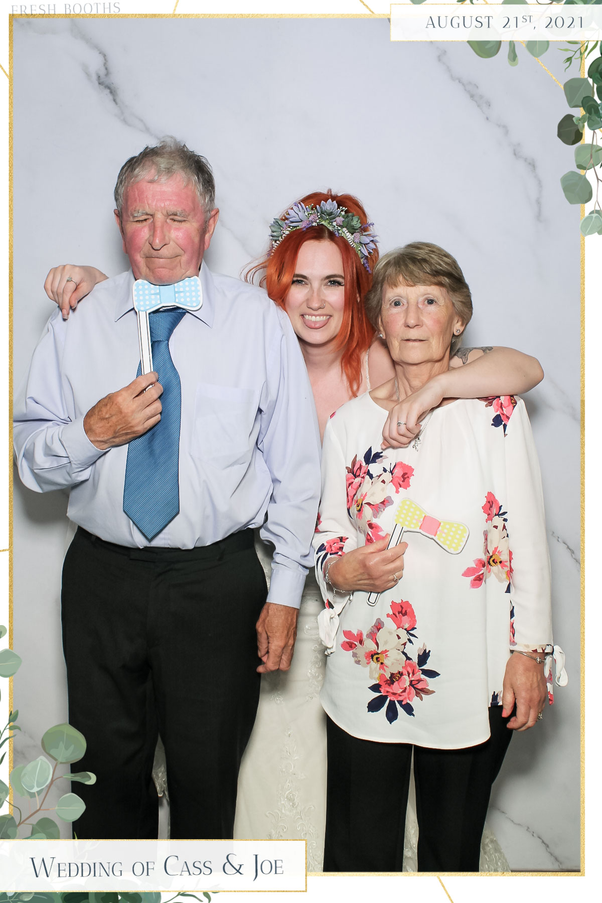 Cass & Joe Wedding - Selfie Mirror | View more photos from the event at gallery.freshbooths.com/u/FreshBooths/Cass-Joe-Wedding-Selfie-Mirror
