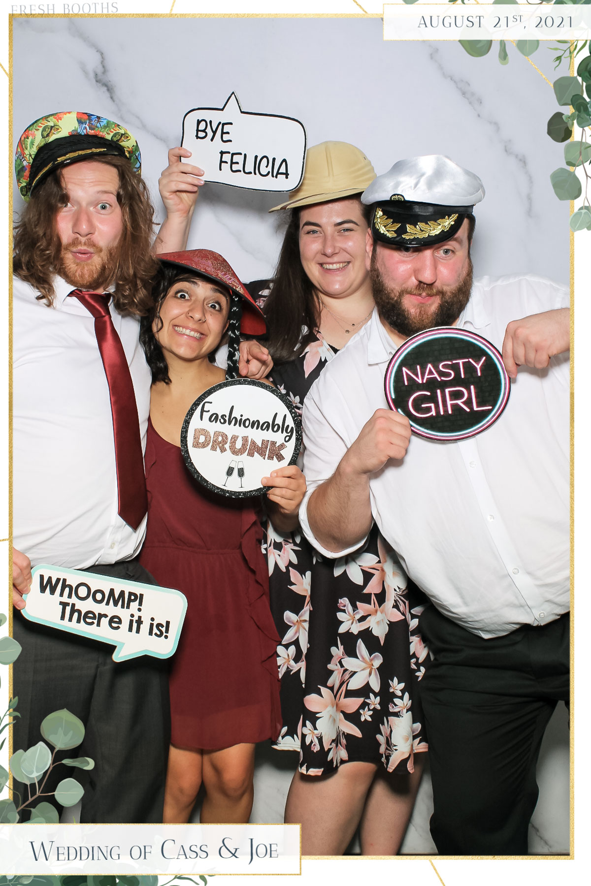 Cass & Joe Wedding - Selfie Mirror | View more photos from the event at gallery.freshbooths.com/u/FreshBooths/Cass-Joe-Wedding-Selfie-Mirror
