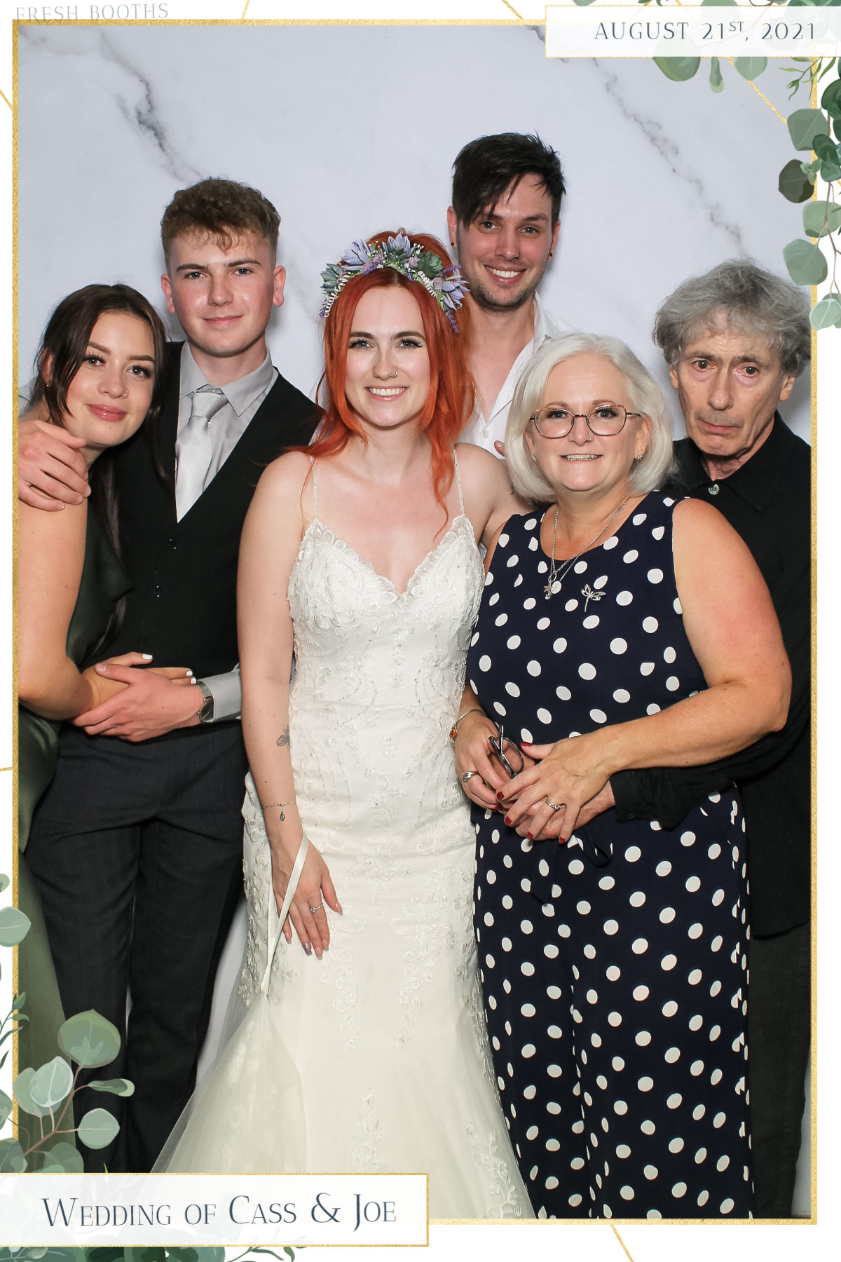 Cass & Joe Wedding - Selfie Mirror | View more photos from the event at gallery.freshbooths.com/u/FreshBooths/Cass-Joe-Wedding-Selfie-Mirror