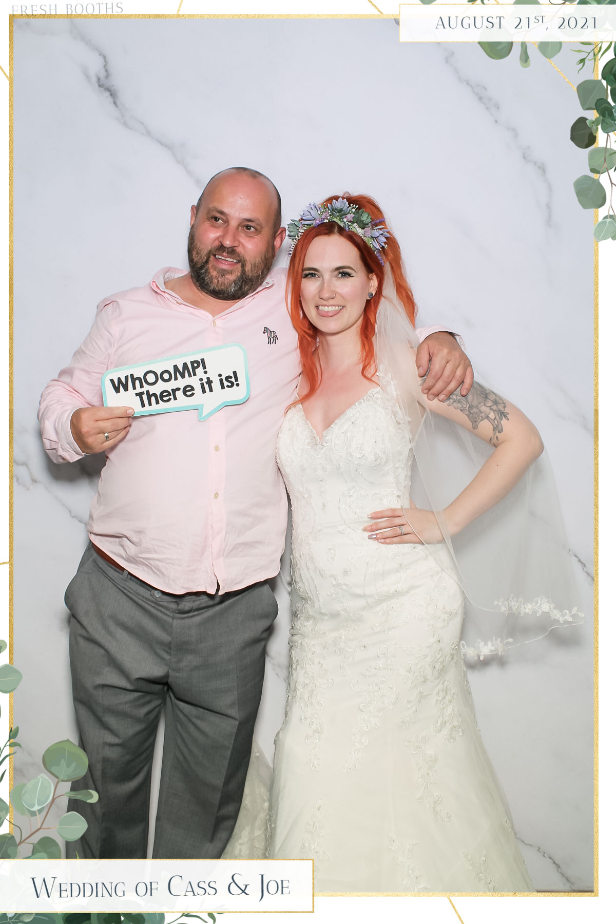 Cass & Joe Wedding - Selfie Mirror | View more photos from the event at gallery.freshbooths.com/u/FreshBooths/Cass-Joe-Wedding-Selfie-Mirror