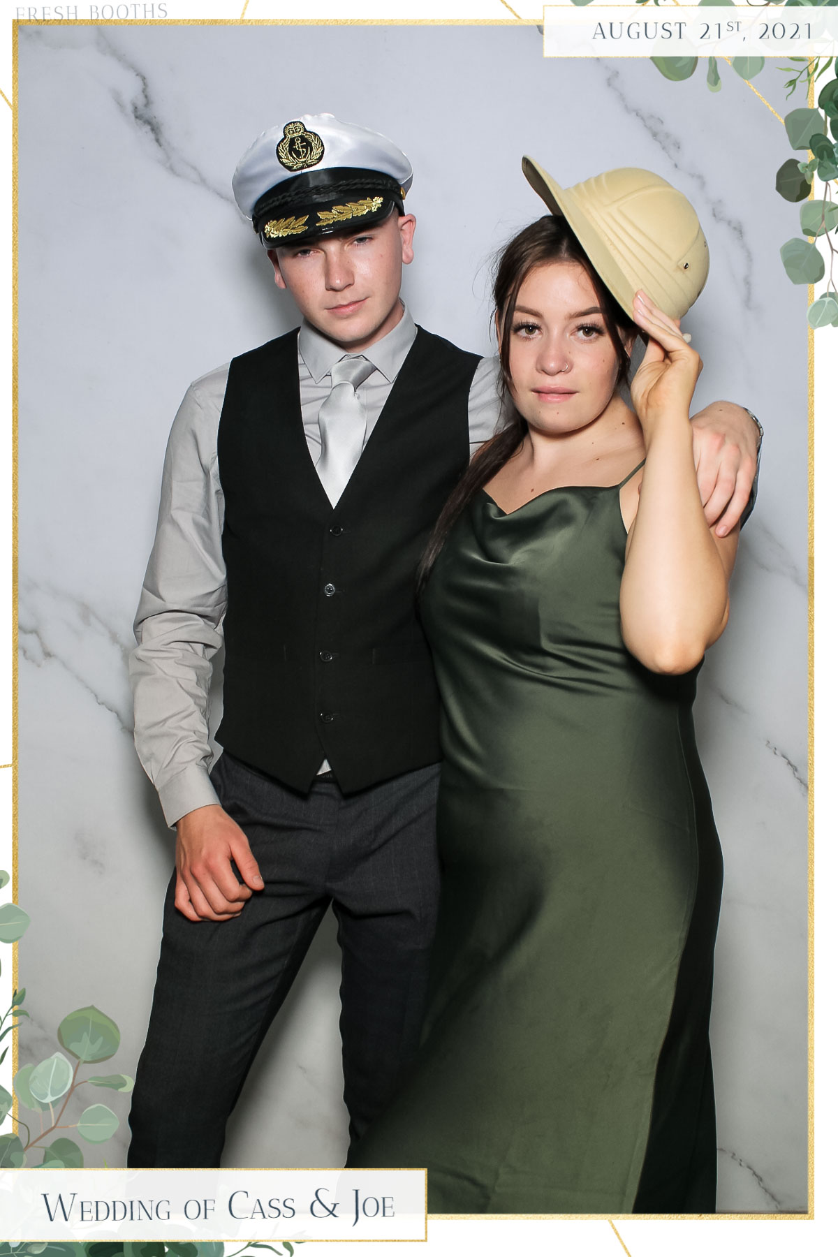 Cass & Joe Wedding - Selfie Mirror | View more photos from the event at gallery.freshbooths.com/u/FreshBooths/Cass-Joe-Wedding-Selfie-Mirror