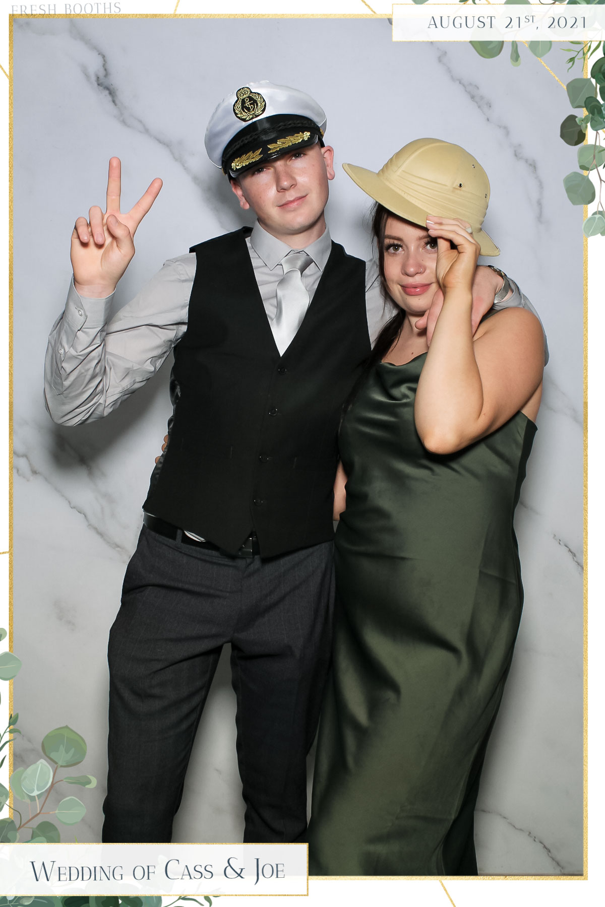 Cass & Joe Wedding - Selfie Mirror | View more photos from the event at gallery.freshbooths.com/u/FreshBooths/Cass-Joe-Wedding-Selfie-Mirror